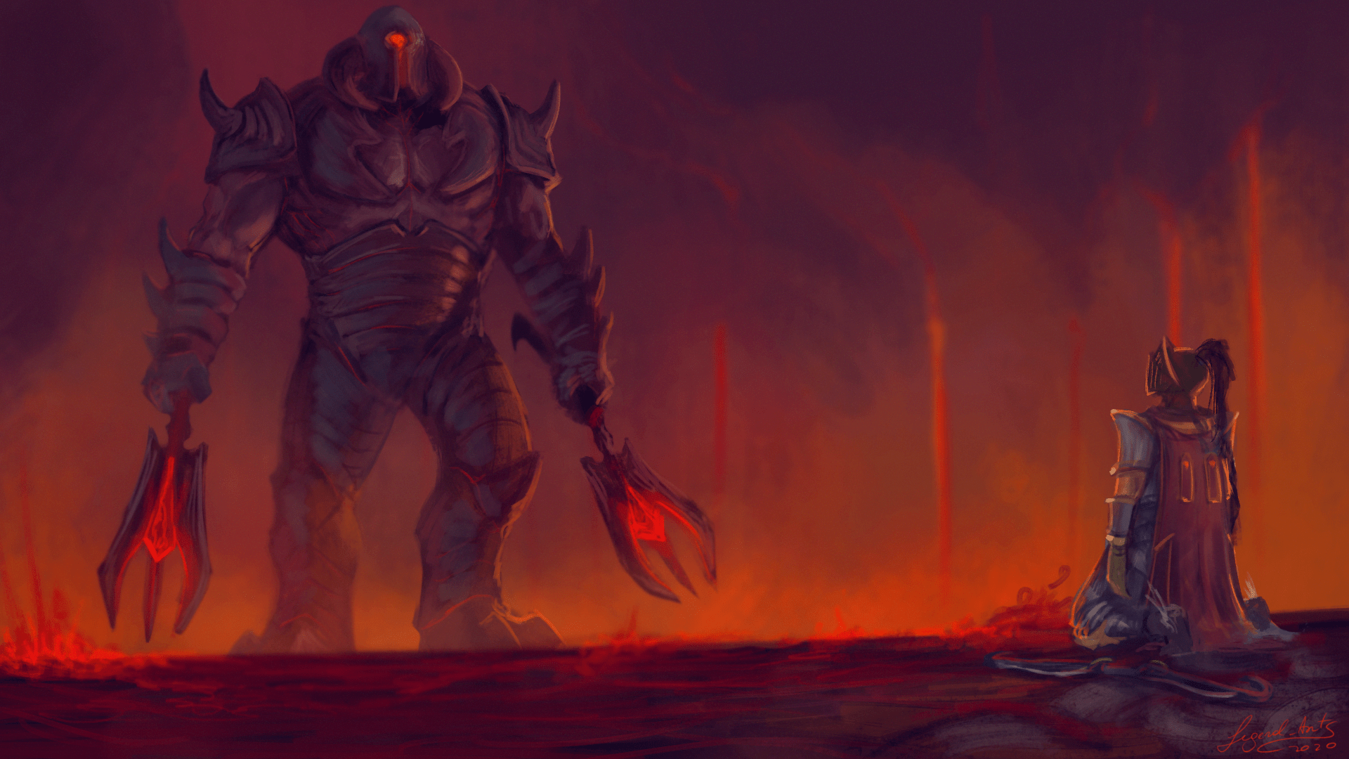 The trailer for the what is very likely zuk reminded me of this art by