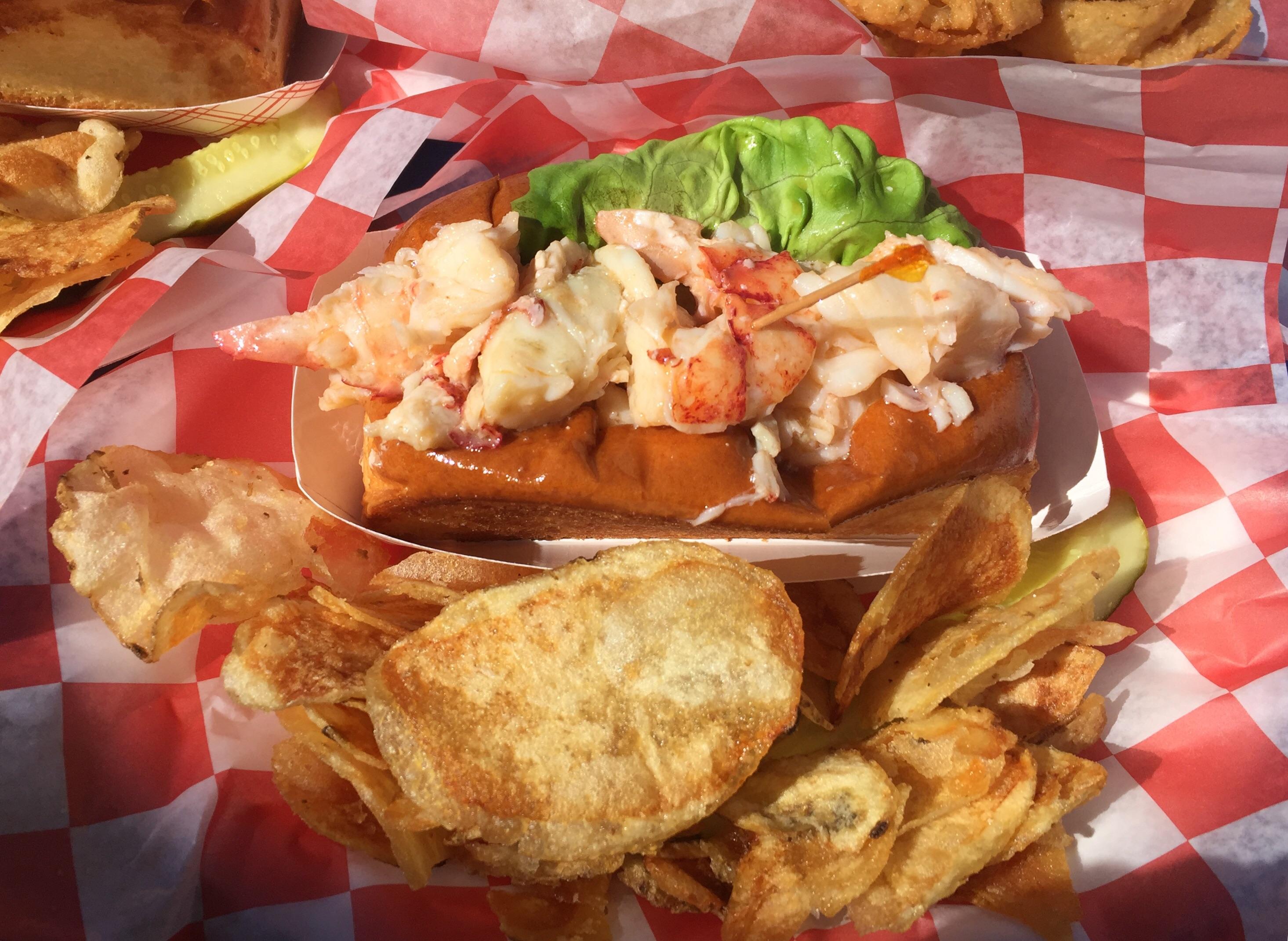 I see your lobster roll from Augusta and raise you this buttery