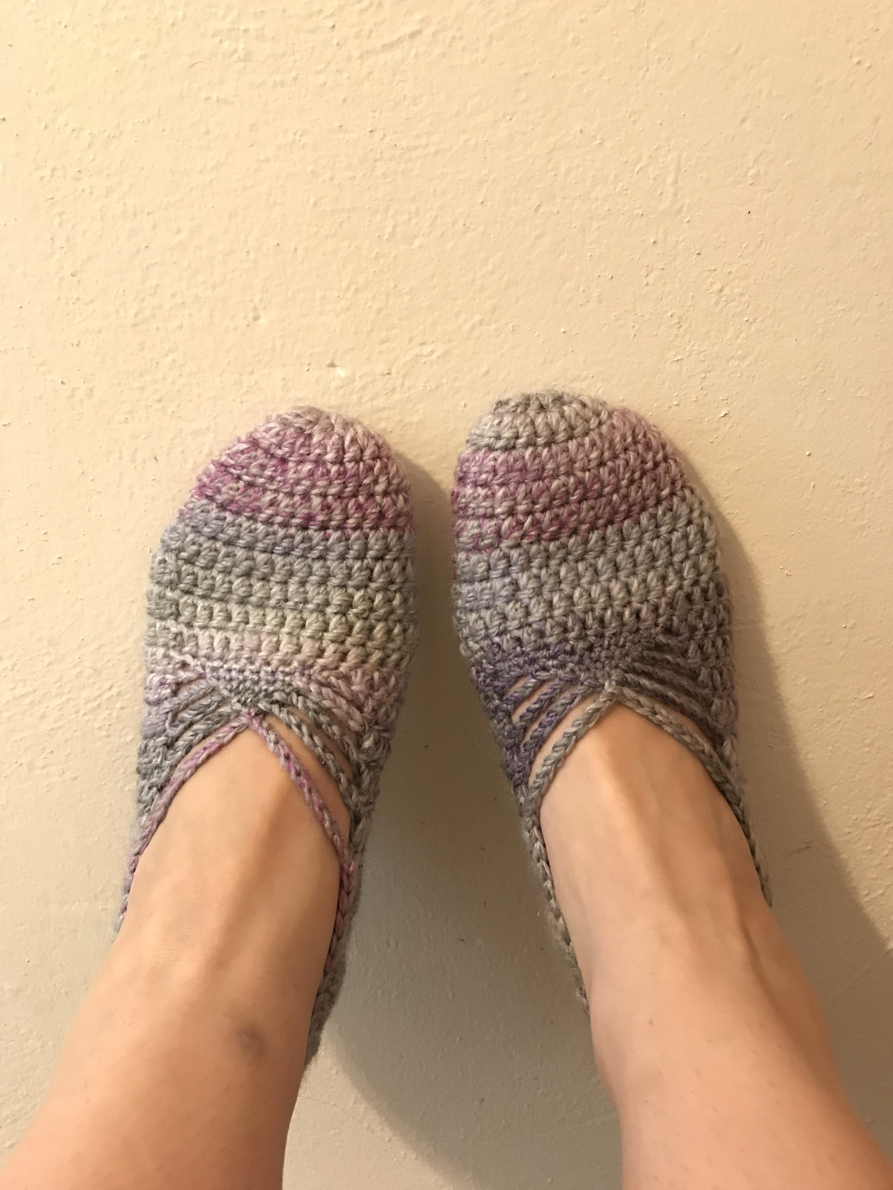 Sunday Ballet Slippers! crochet