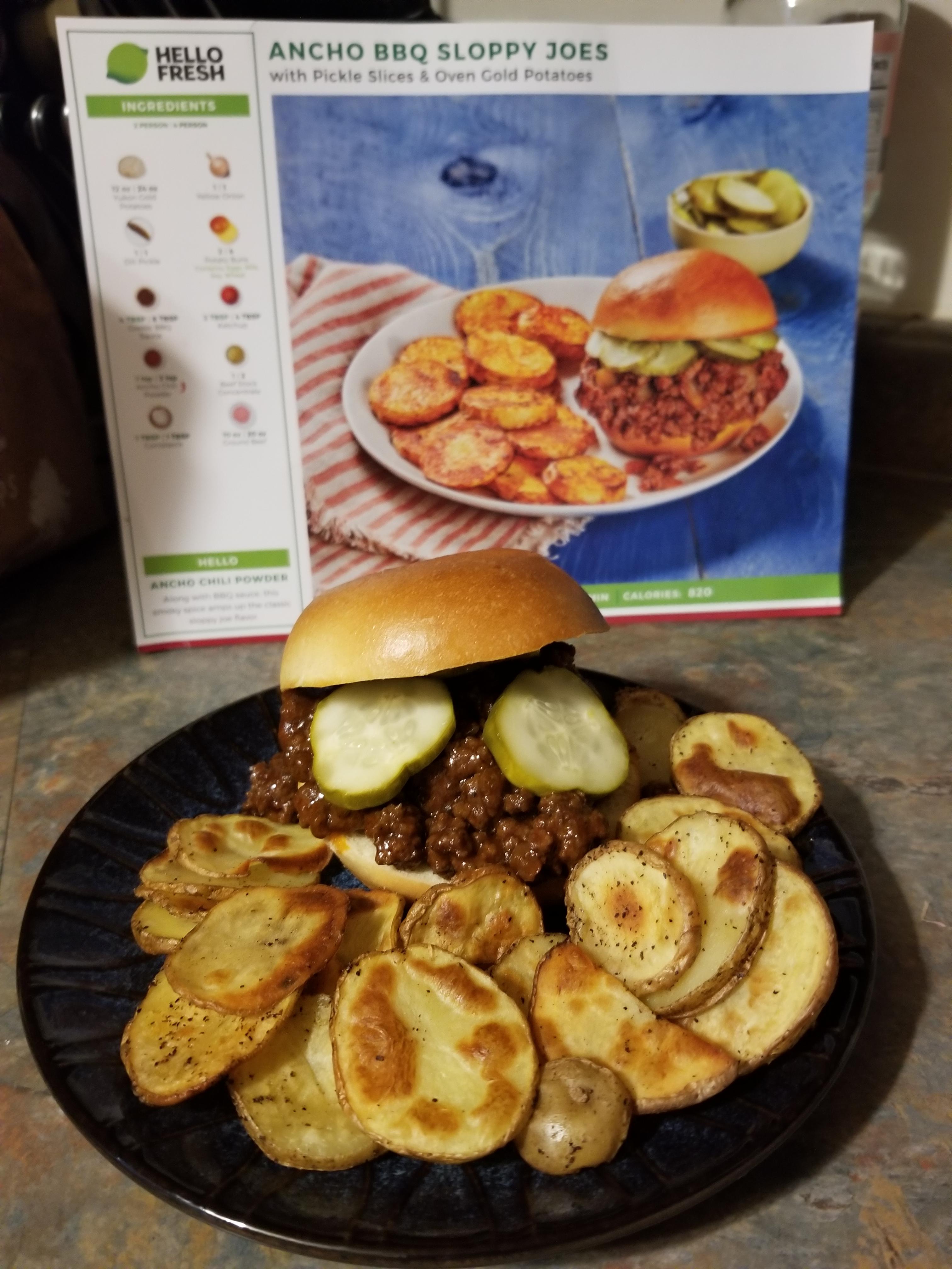 Ancho BBQ Sloppy Joe's r/hellofresh