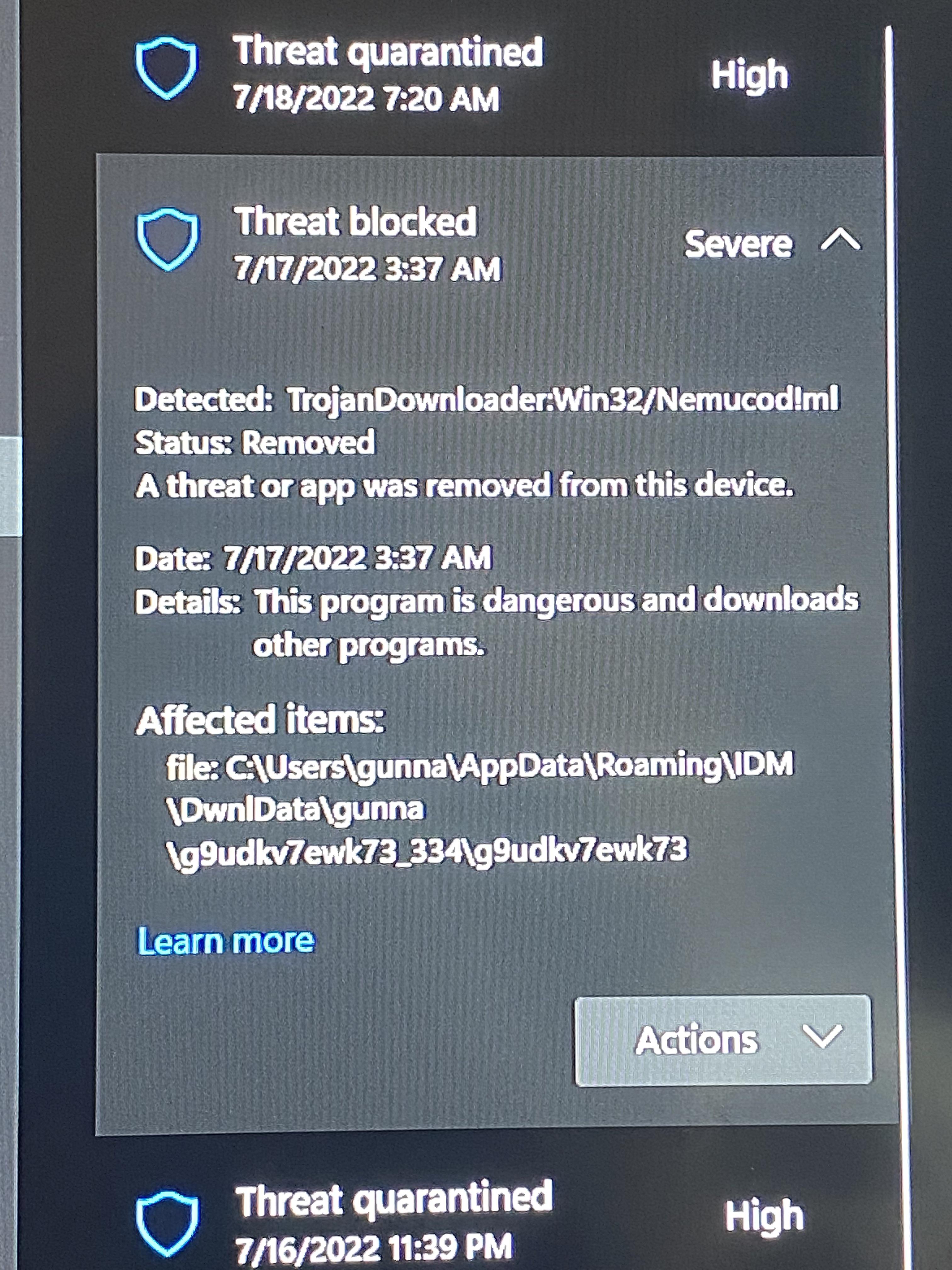Only use megathread sites. False positive? r/PiratedGames