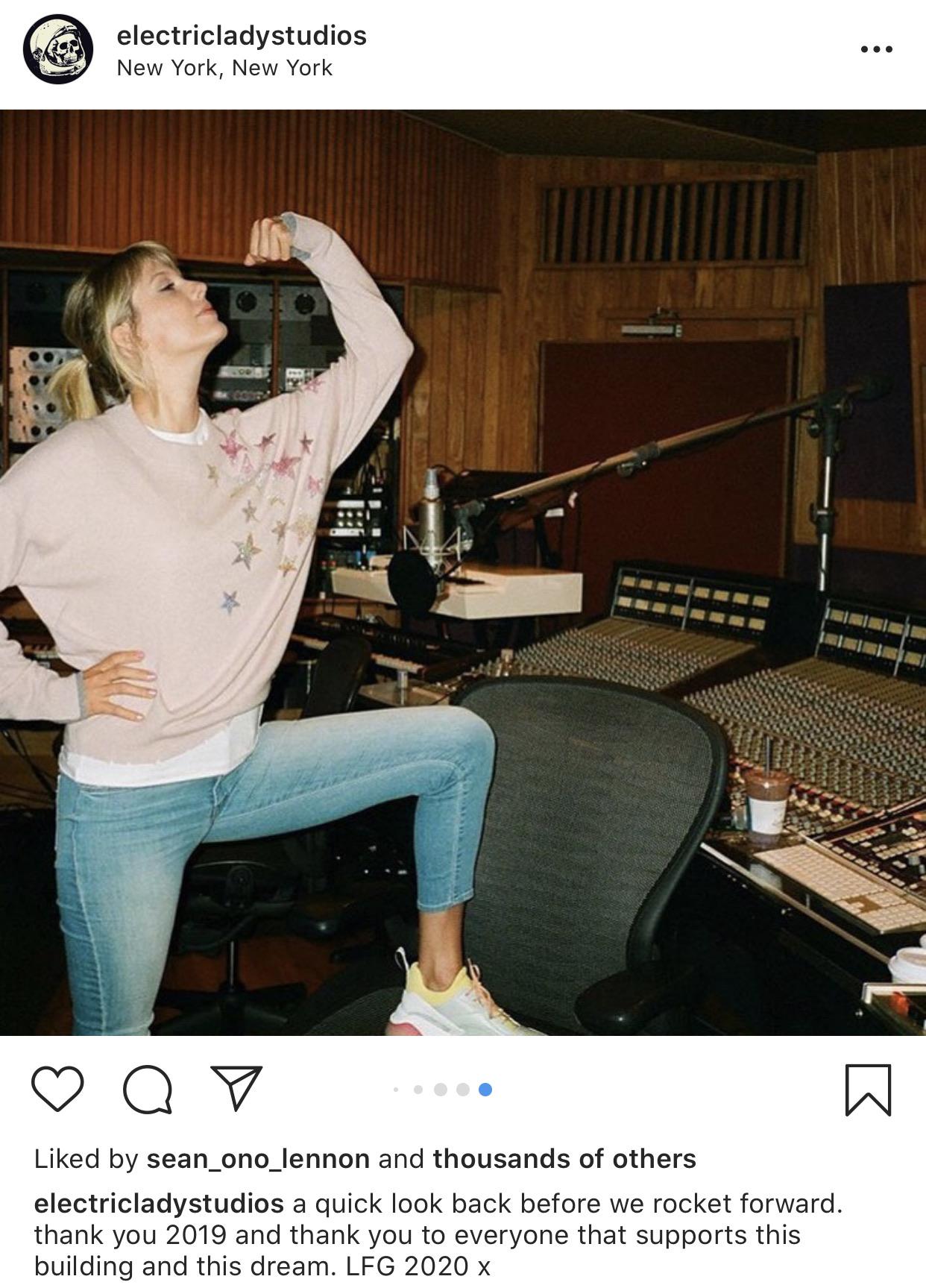 💪🏻 From the Electric Lady Studios Instagram r/TaylorSwift