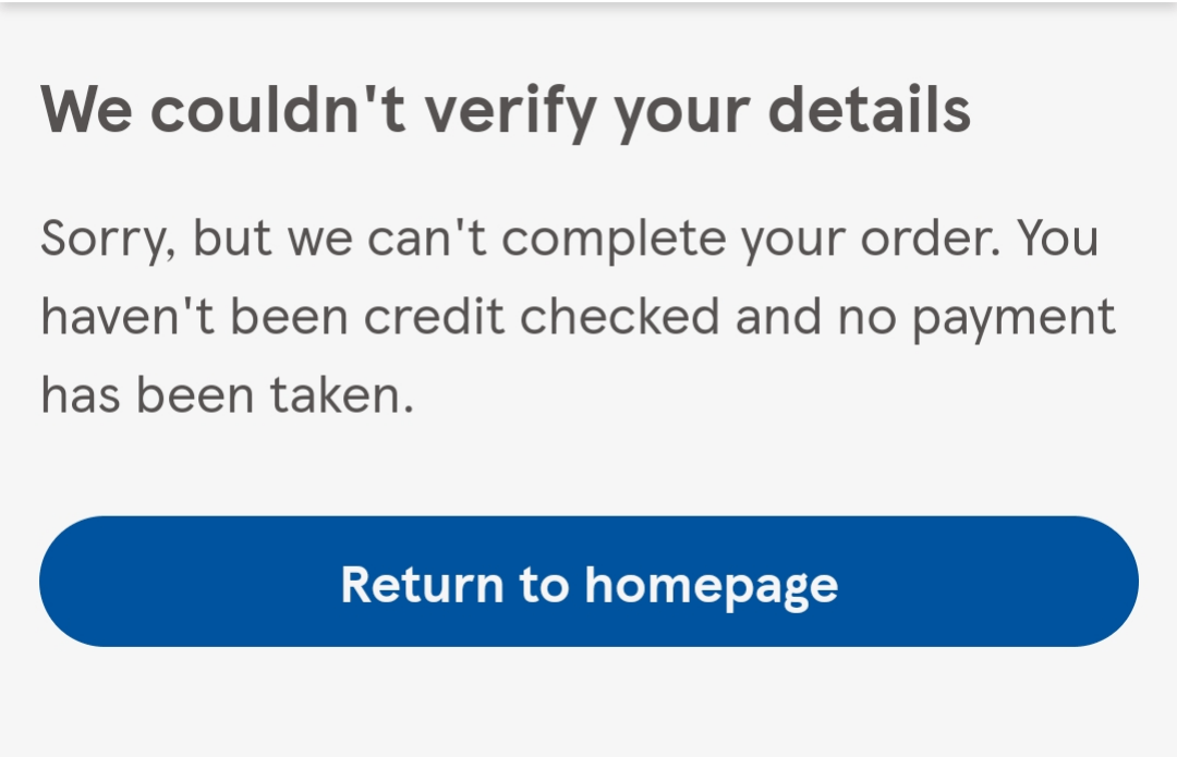 Tesco Mobile not letting me take out a contract r/tesco