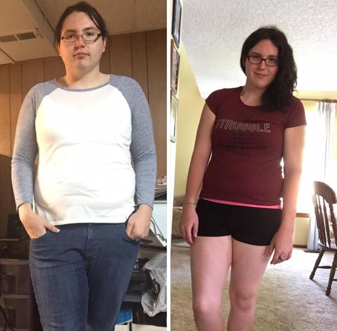 Day one of hrt to meow 7 months in. r/transtimelines