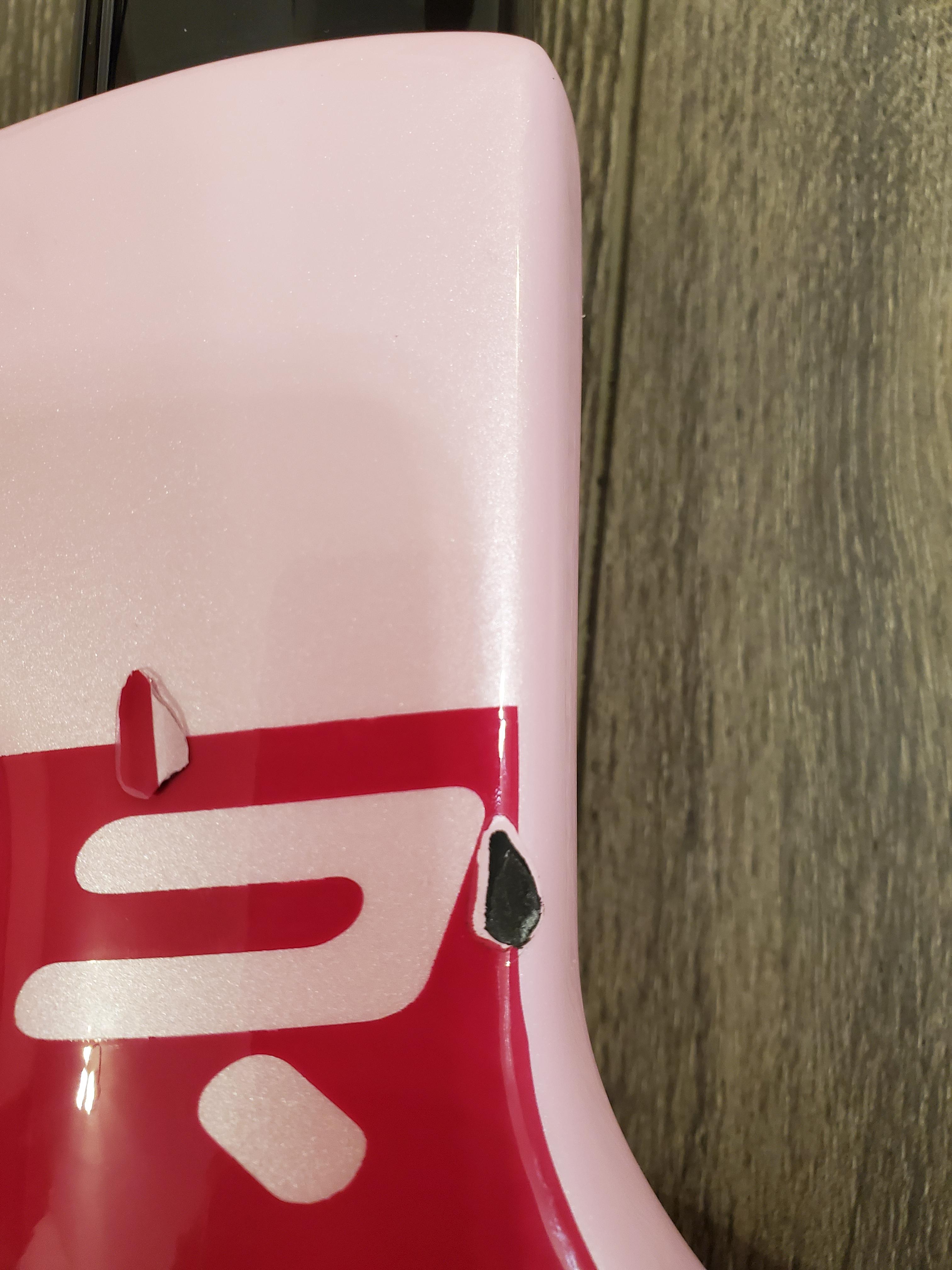 How to repair paint chip? I still have the piece of chipped paint (a