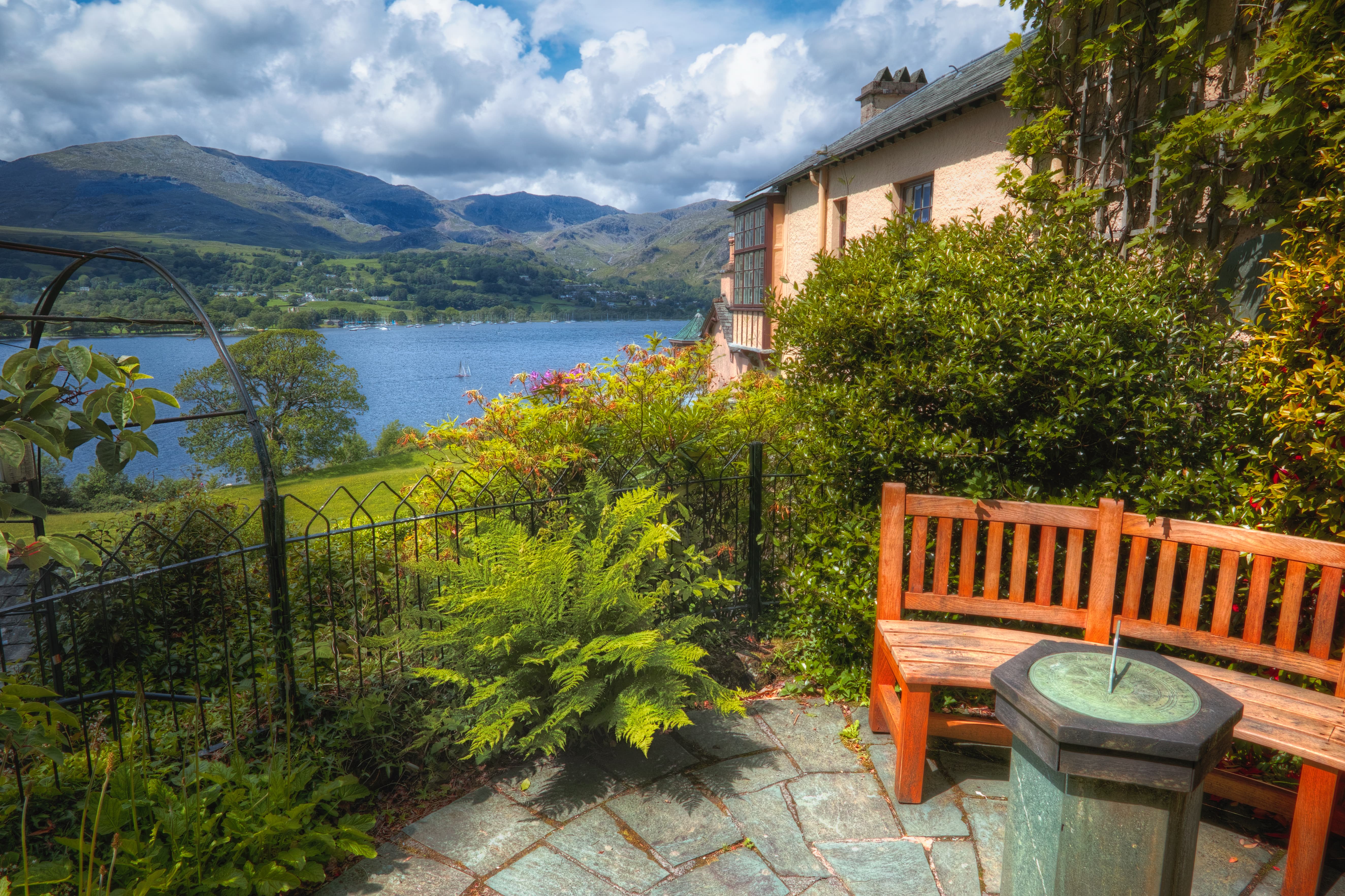 The view from John Ruskin's home Brantwood, Coniston, Cumbria [OC
