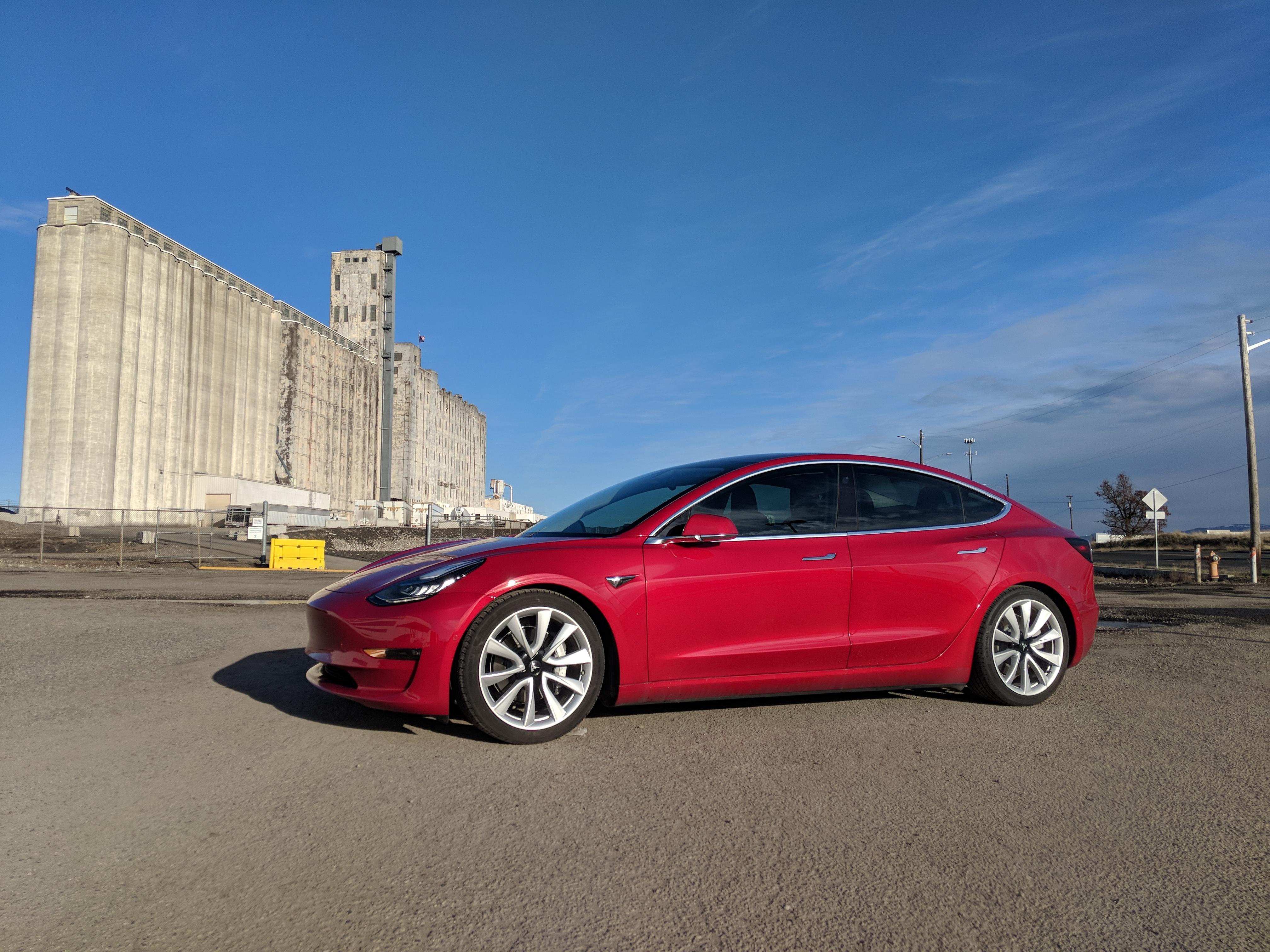 Tesla Model 3... Humblebrag Spokane