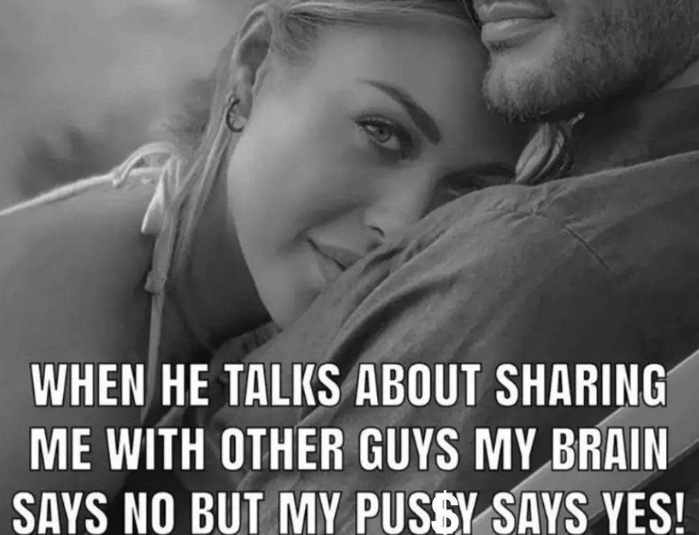 Hotwives How does YOUR body react? Men is the thought or the