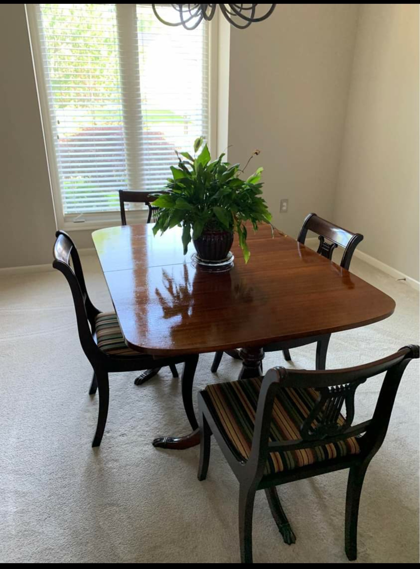 Can anyone tell me about this Duncan Phyfe table set? I've had it for a