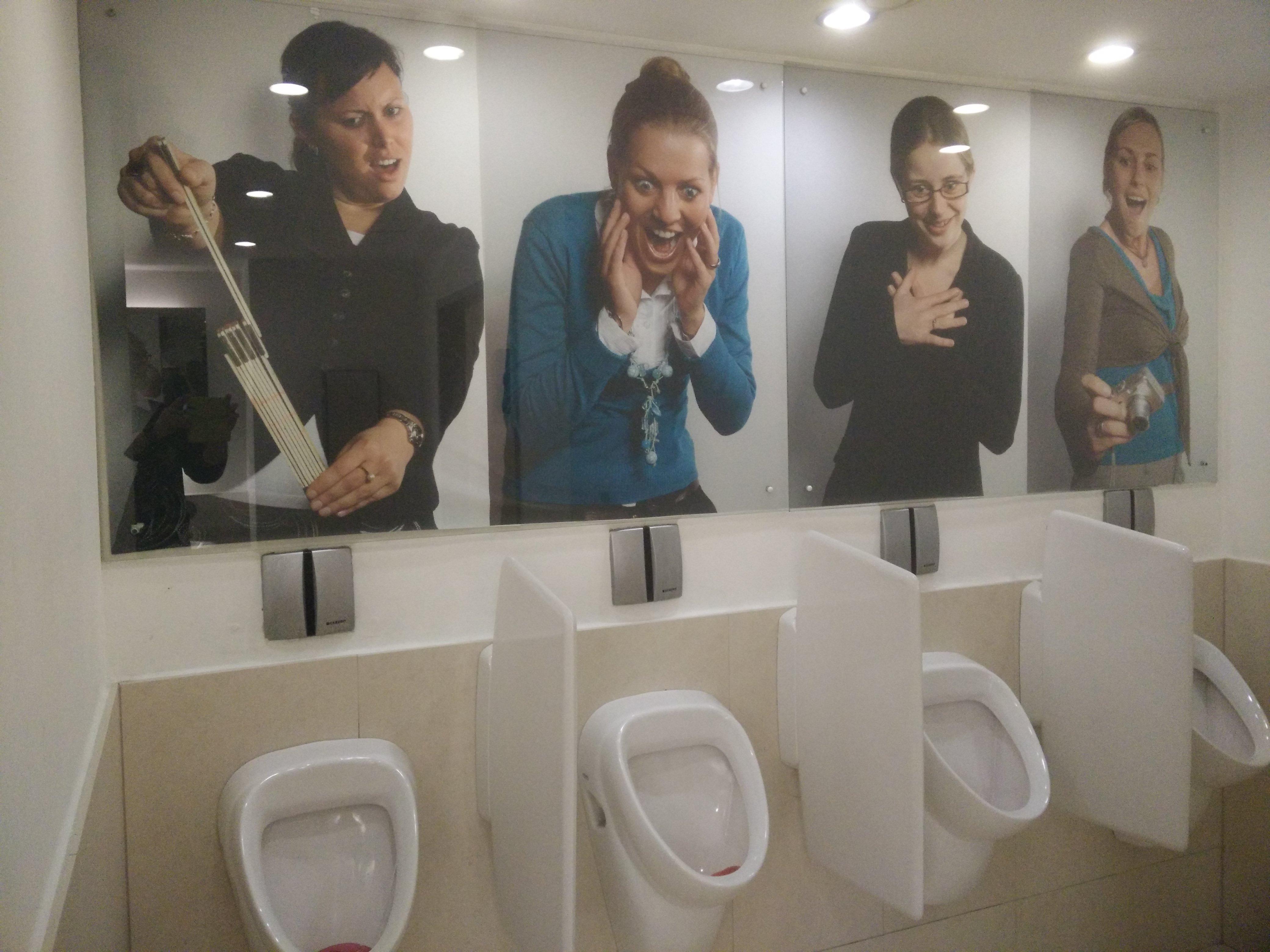 Urinals in Radisson hotel bar, Antwerpen r/funny