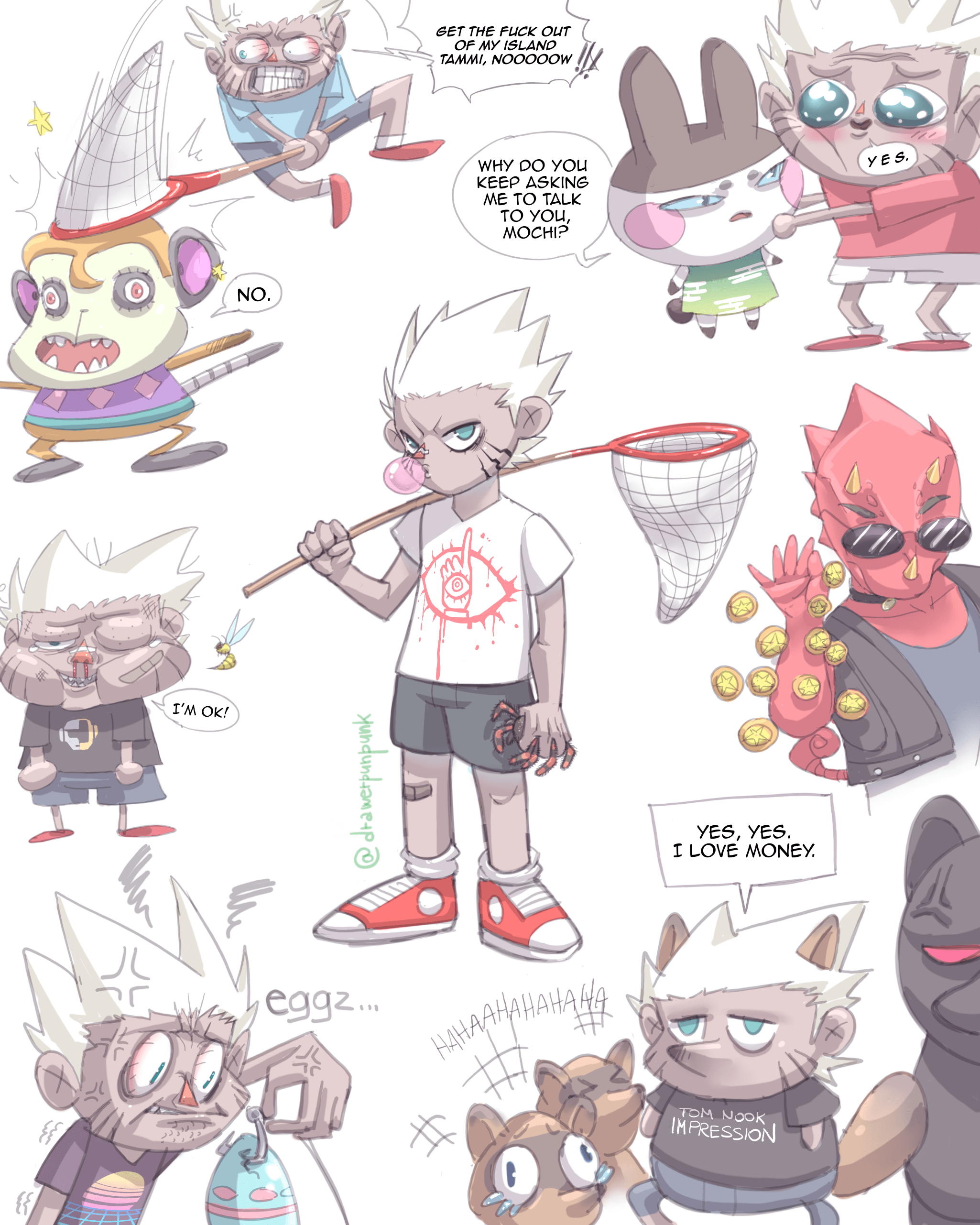 Weird Fan Art Of Raymond Acnh