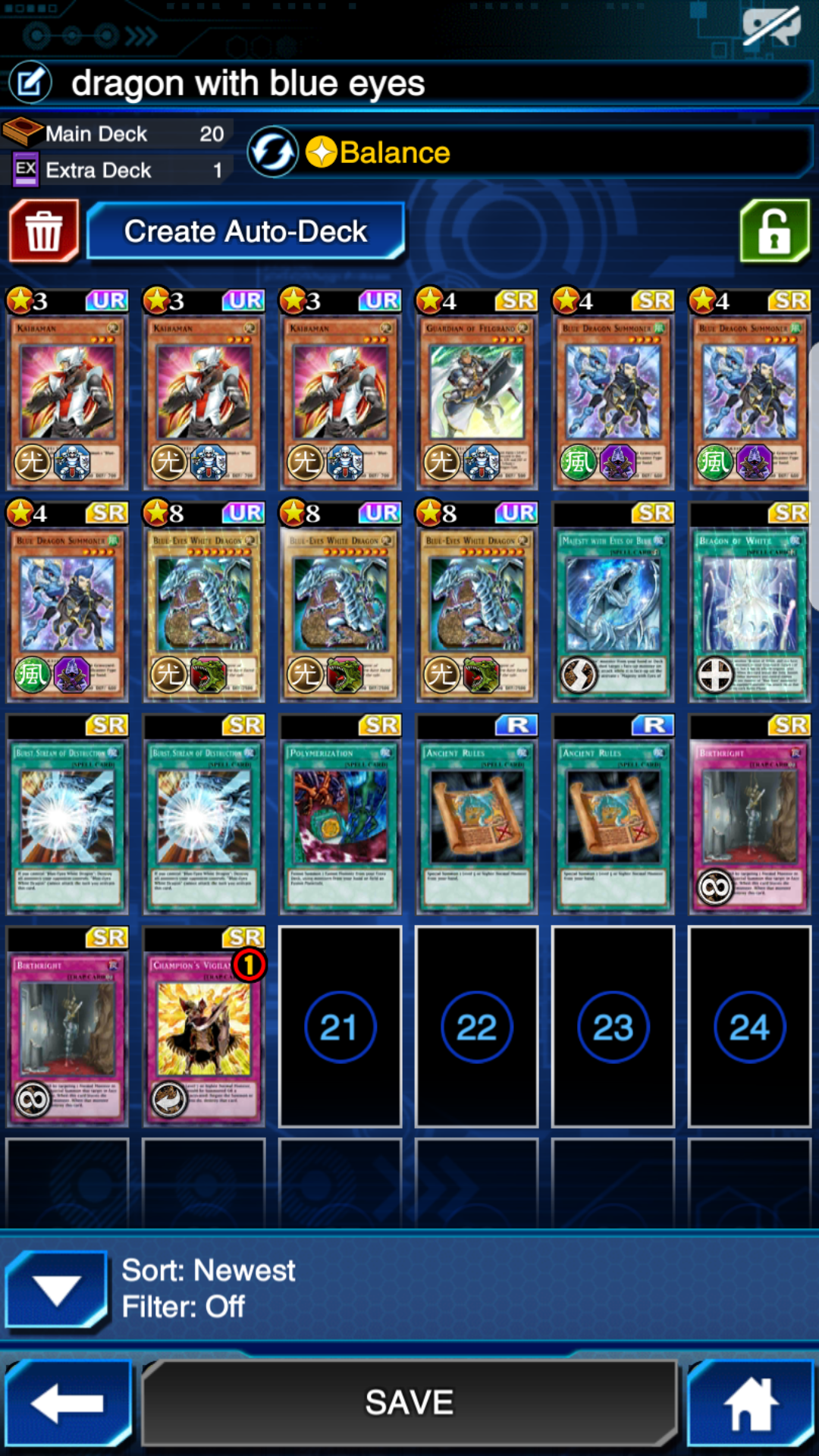 Blue Eyes Deck 2024 Edyth Ottilie