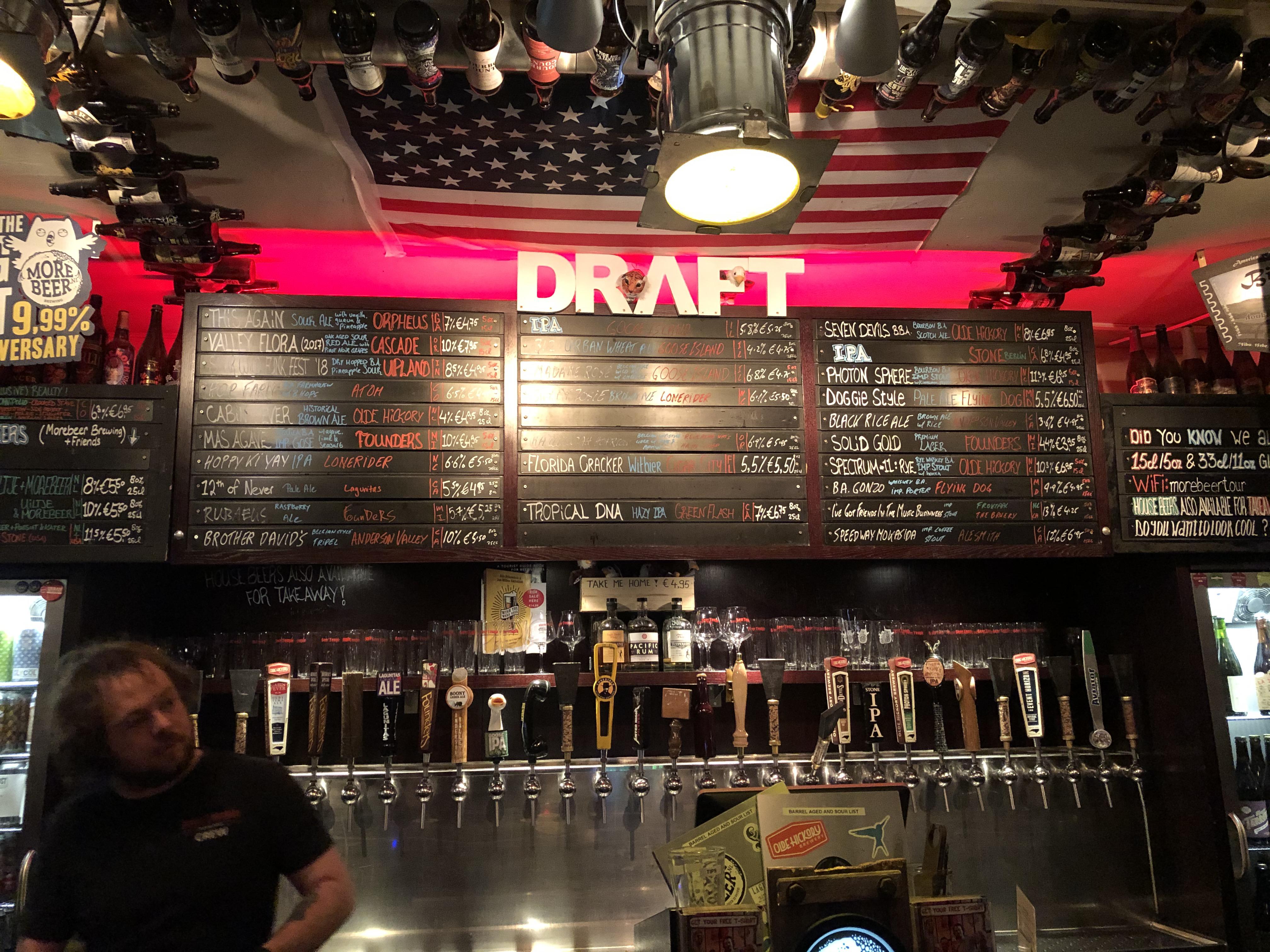 American craft beer bar in Amsterdam. This place is legit! r/CraftBeer