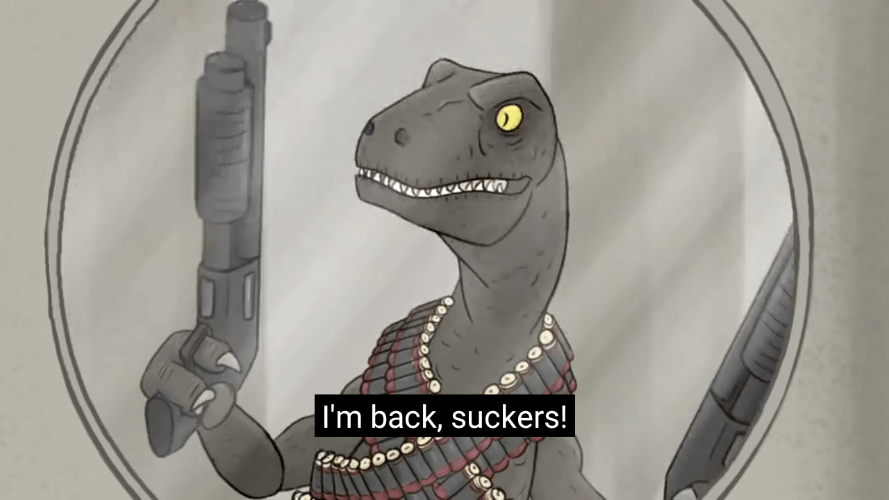 When you take a break from Jurassic Park stuff for a bit only to find
