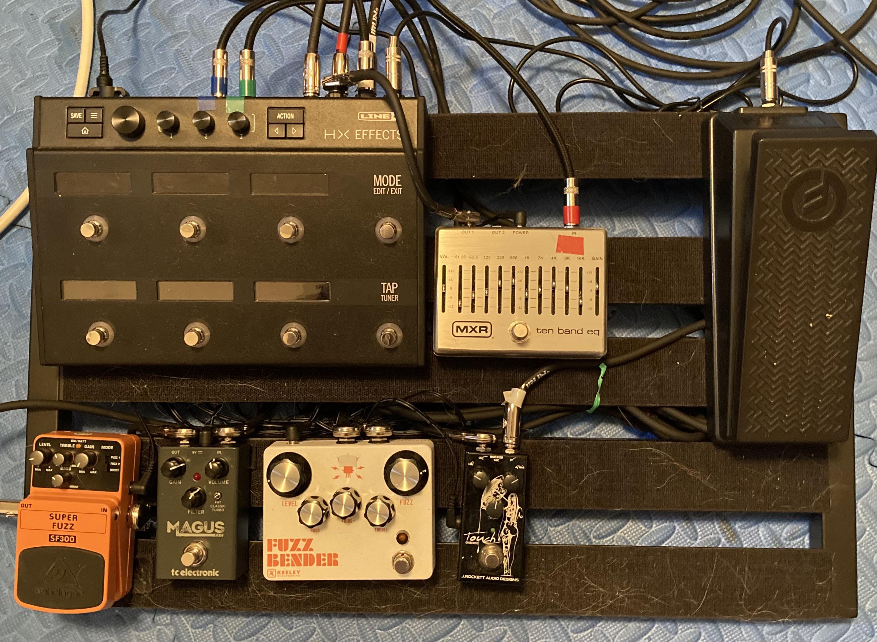 Cover band pedal board guitarpedals