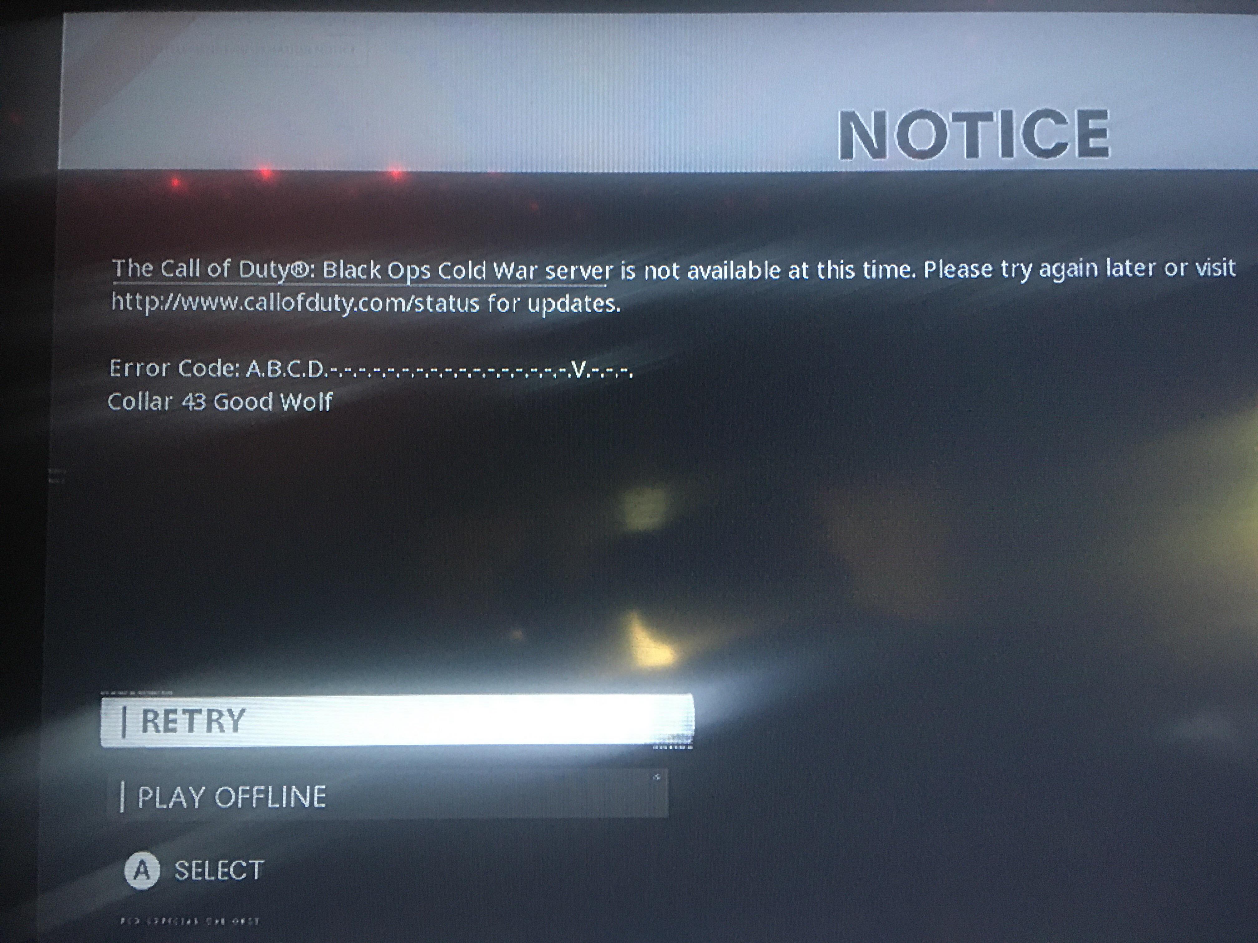 Cold War not working r/ColdWarCallofDuty