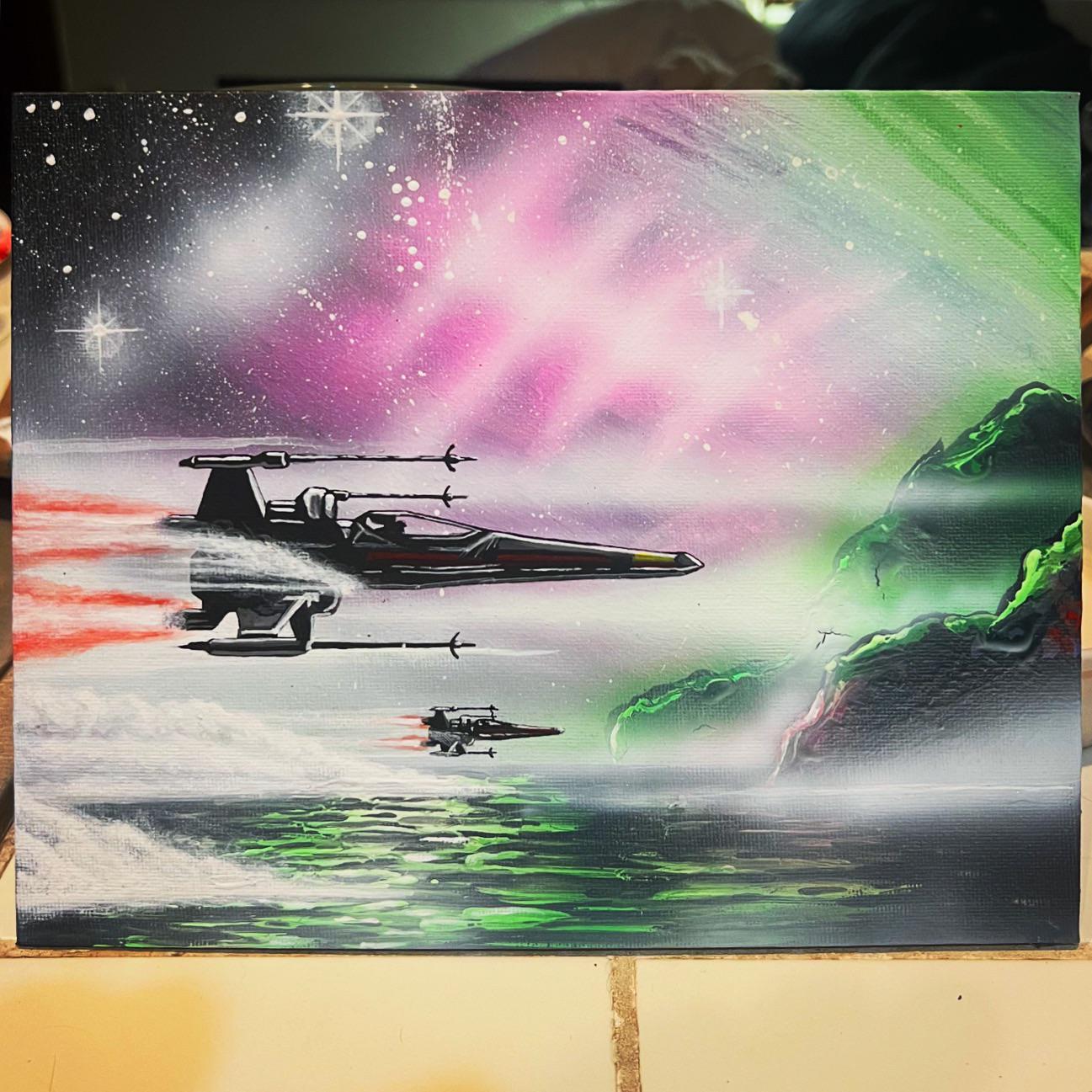 Felucia acrylic and airbrush me r/Paintings