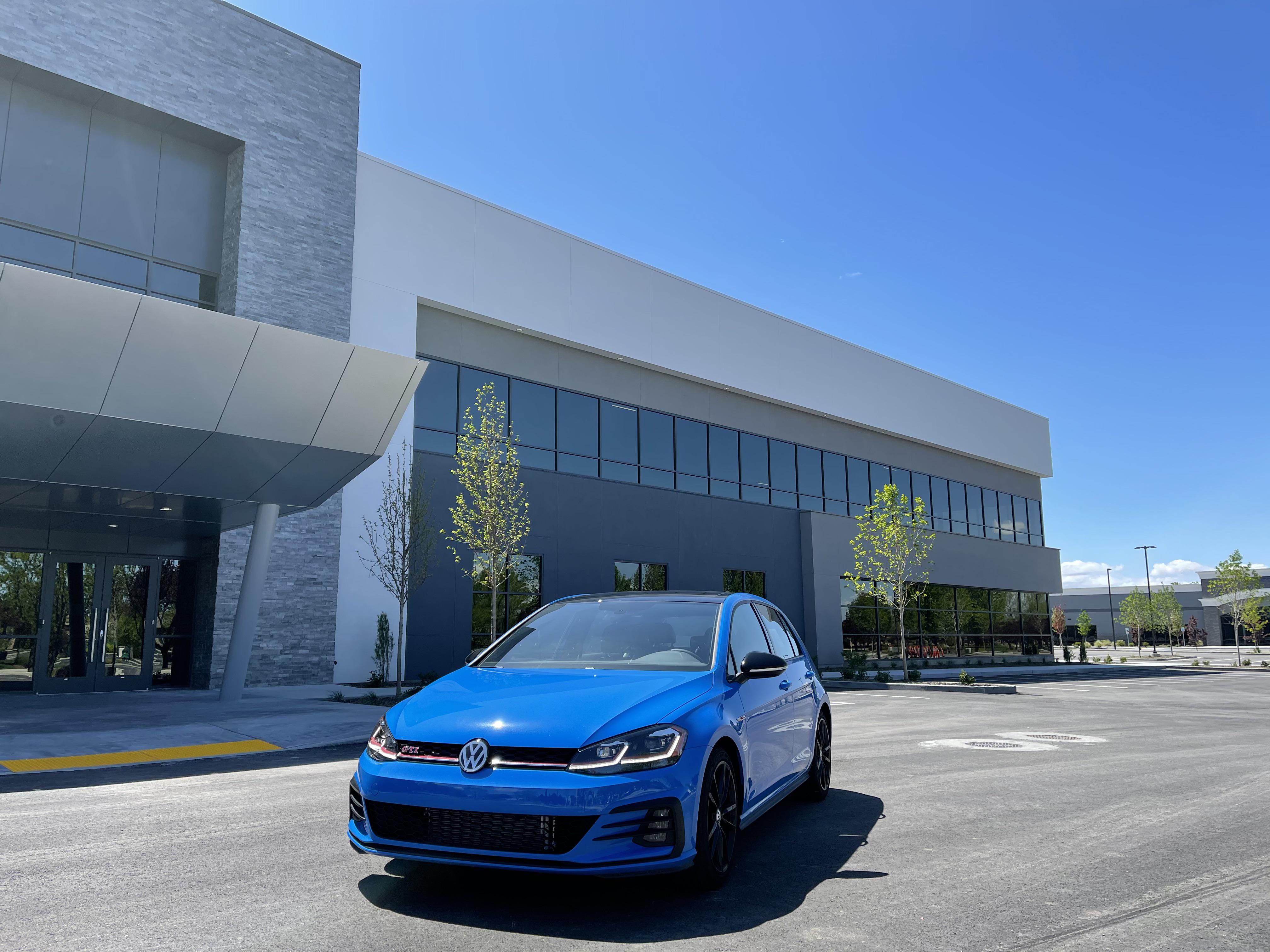 Went to the dealership to look at a preowned Golf R... left with this