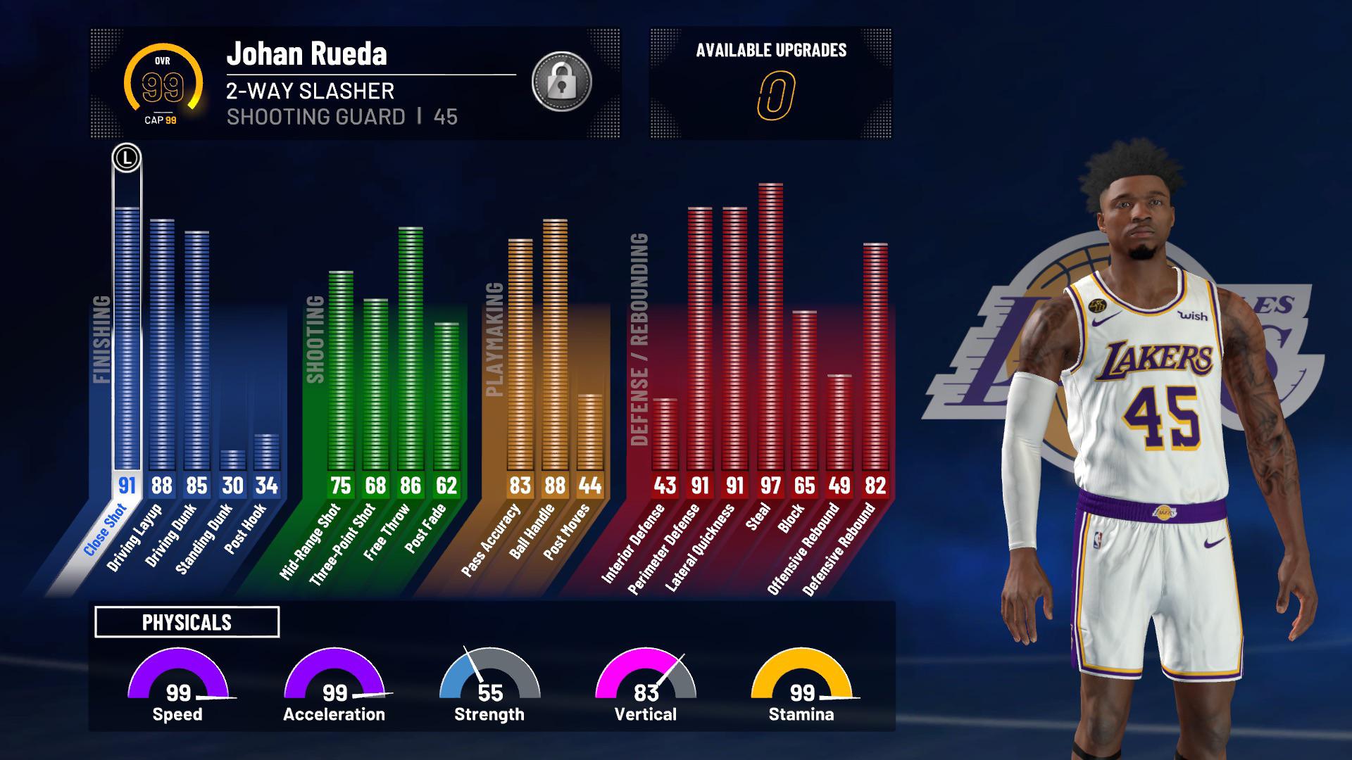 The most slept on build in 2k21. Gets elite contact dunks, pro dribble