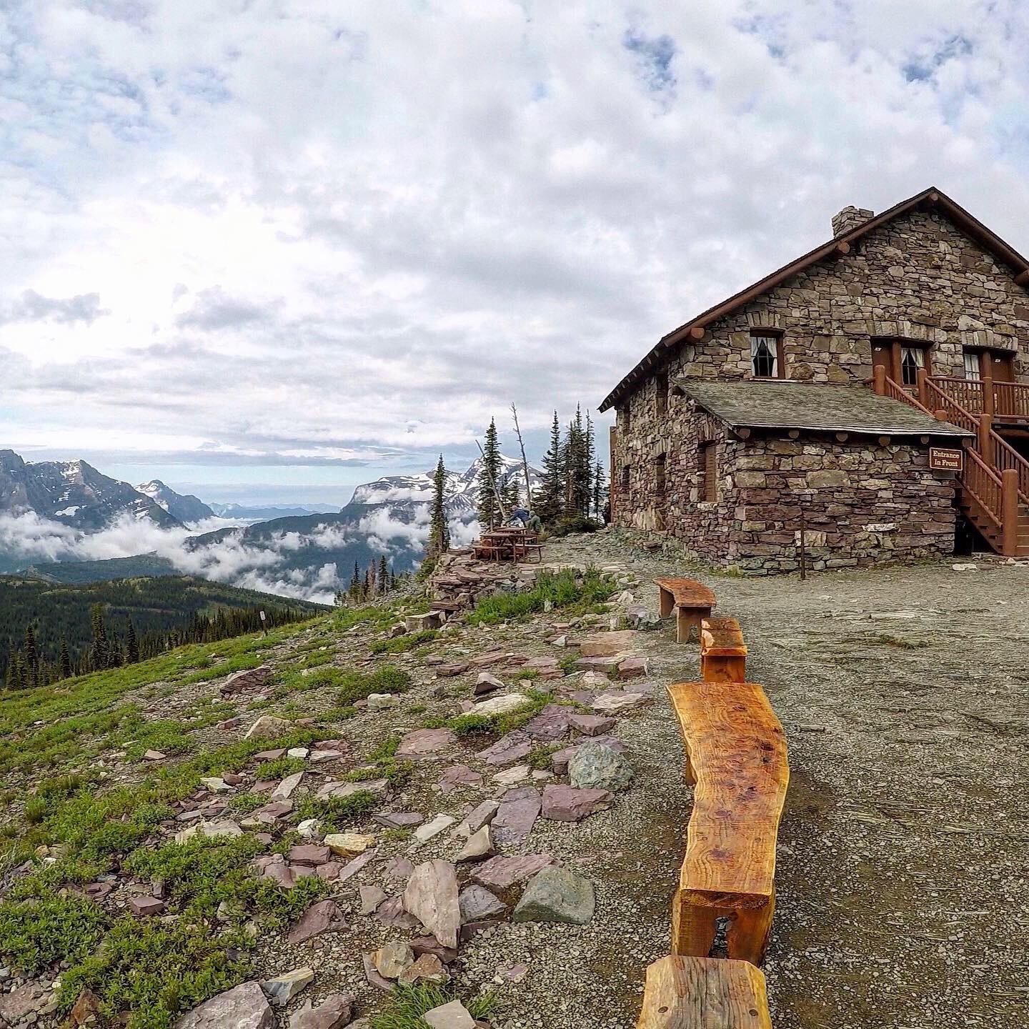 Backpacking to Granite Park Chalet in Glacier National Park, Montana