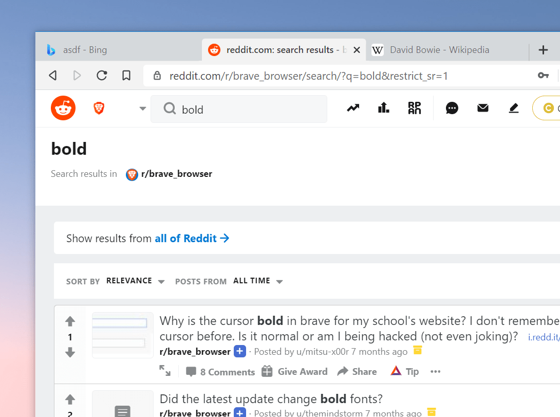 Disable Bold Fonts on Focused Tab (Bold fonts are blurry and a big