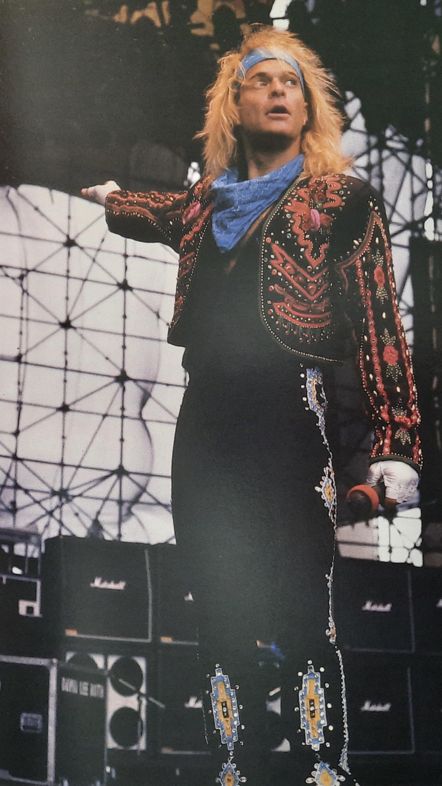 David Lee Roth, Monsters of Rock Festival, Castle Donington (1988) r