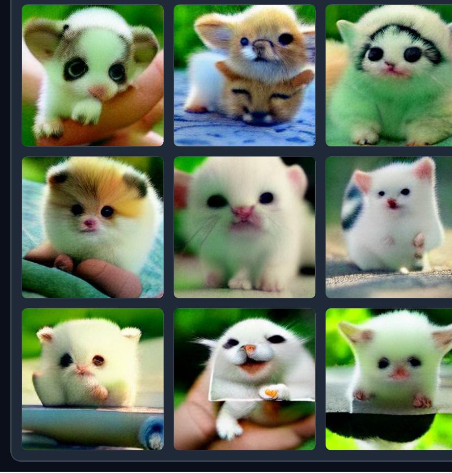 AI generated a photo of Cutest animal ever. aww