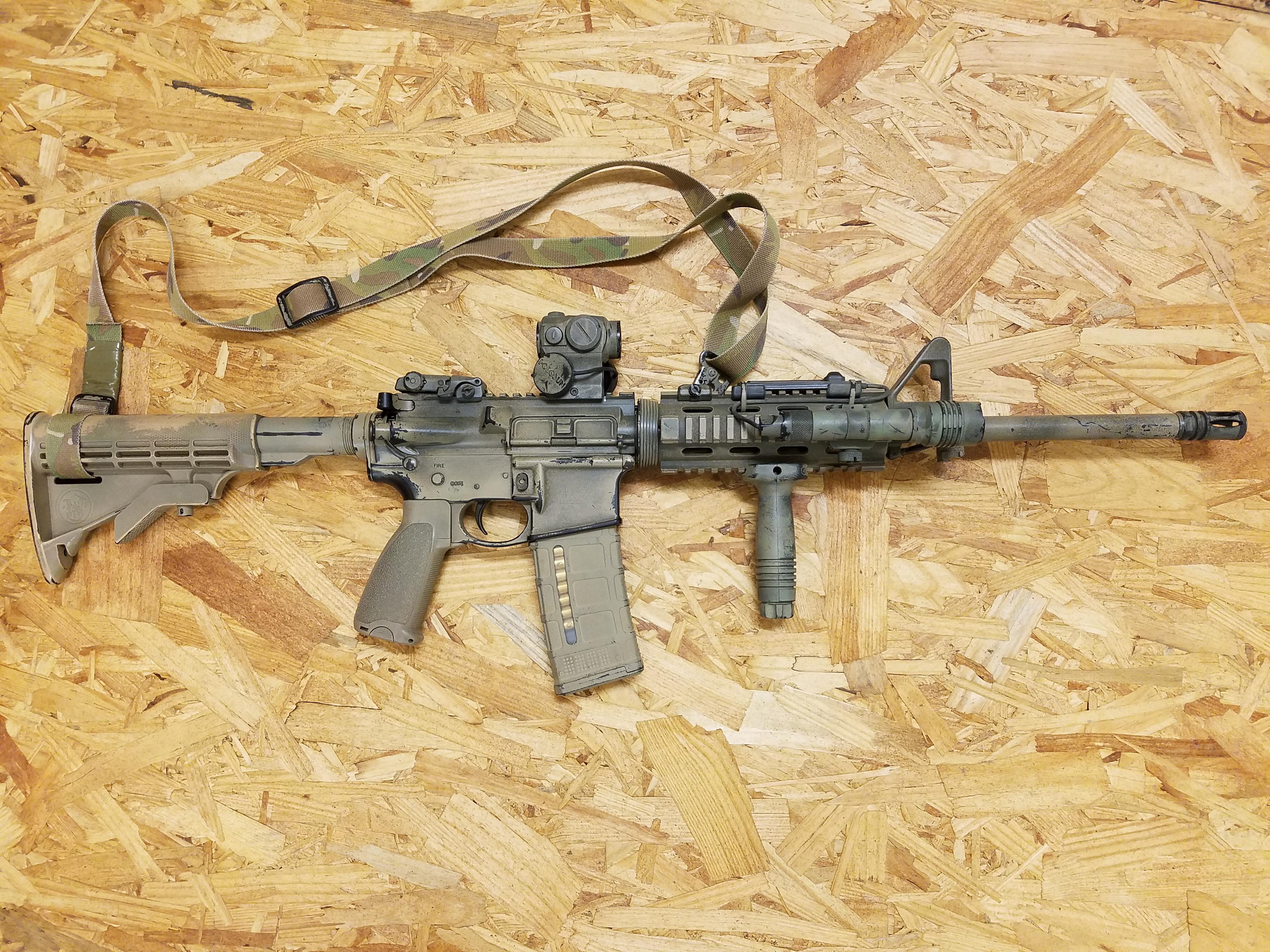 What 4 years and 5,000 rounds looks like on my Smith and Wesson M&P 15