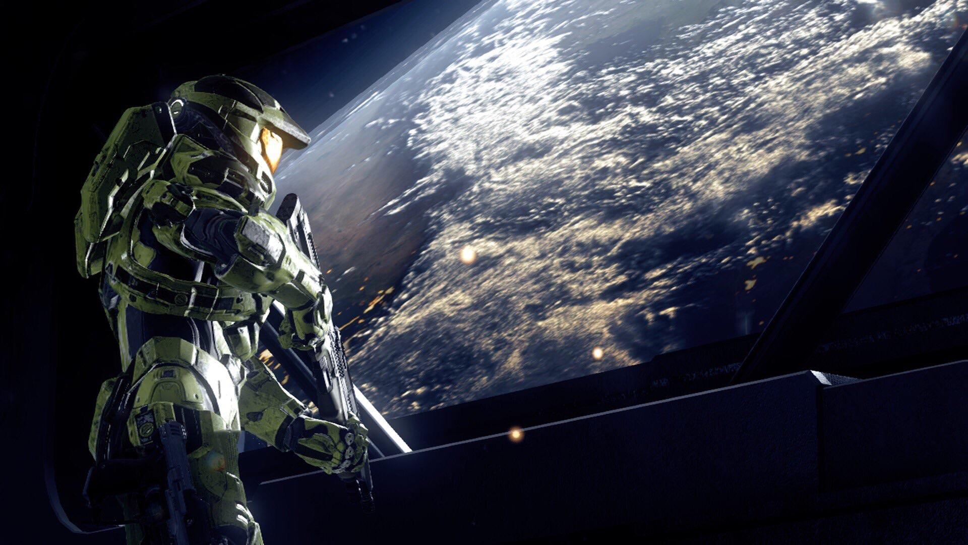 Tried to recreate my favorite scene from Halo 4. Close enough r/halo