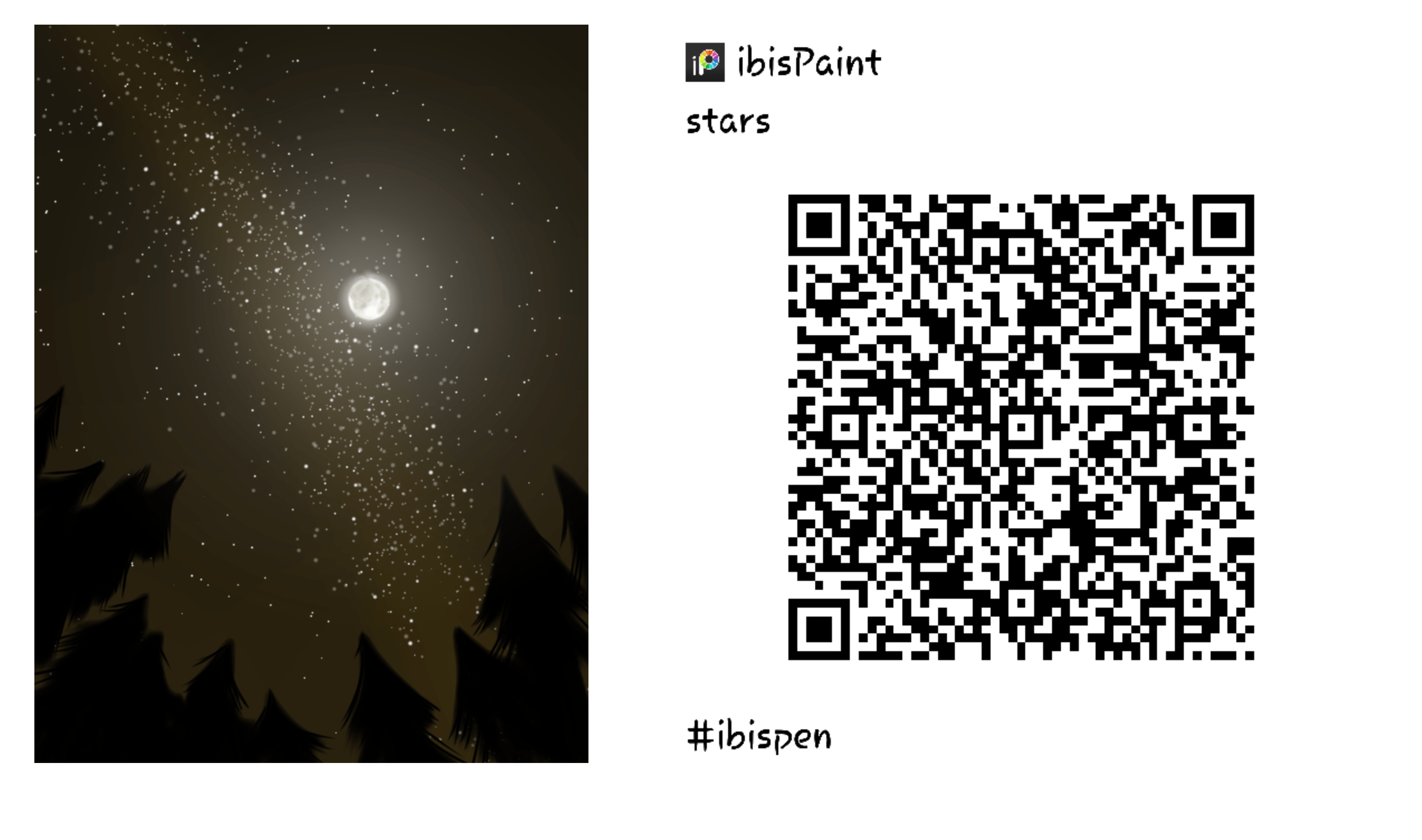 Stars brush if you want it r/Ibispaintx