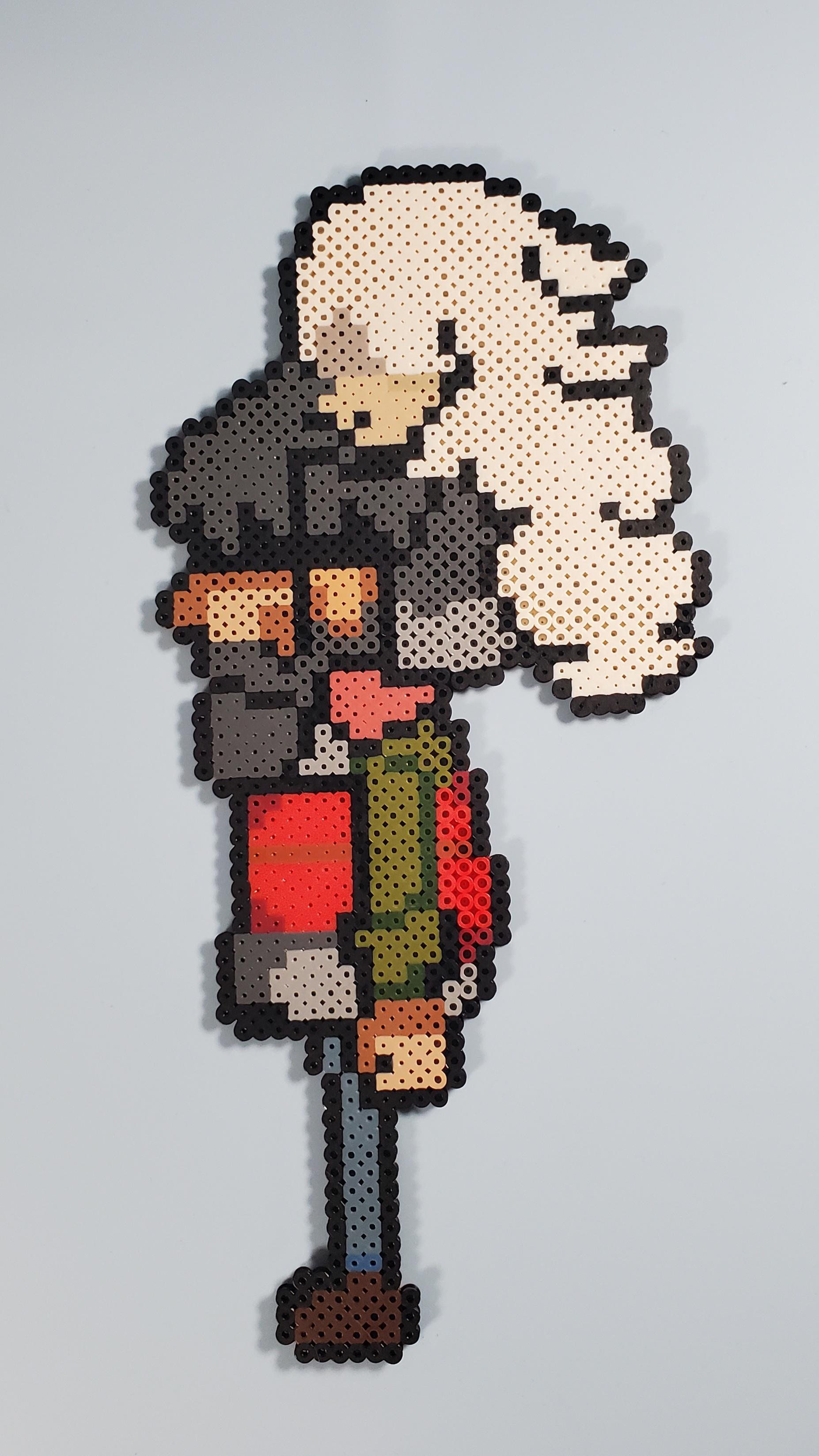 Made a bead sprite of John giving Sam a piggyback ride! eastward