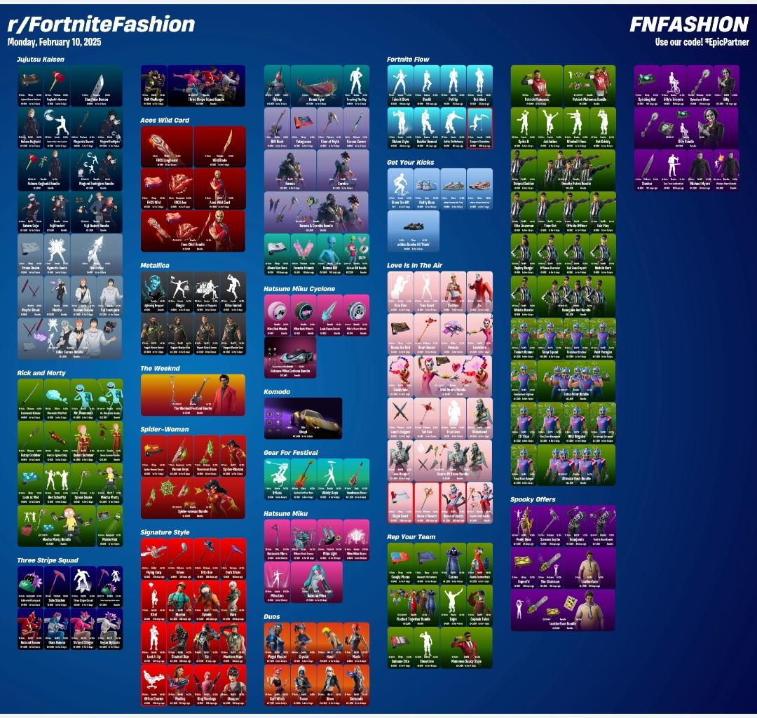Daily Item Shop and Purchase Advice Megathread (20250210) r/FortniteFashion