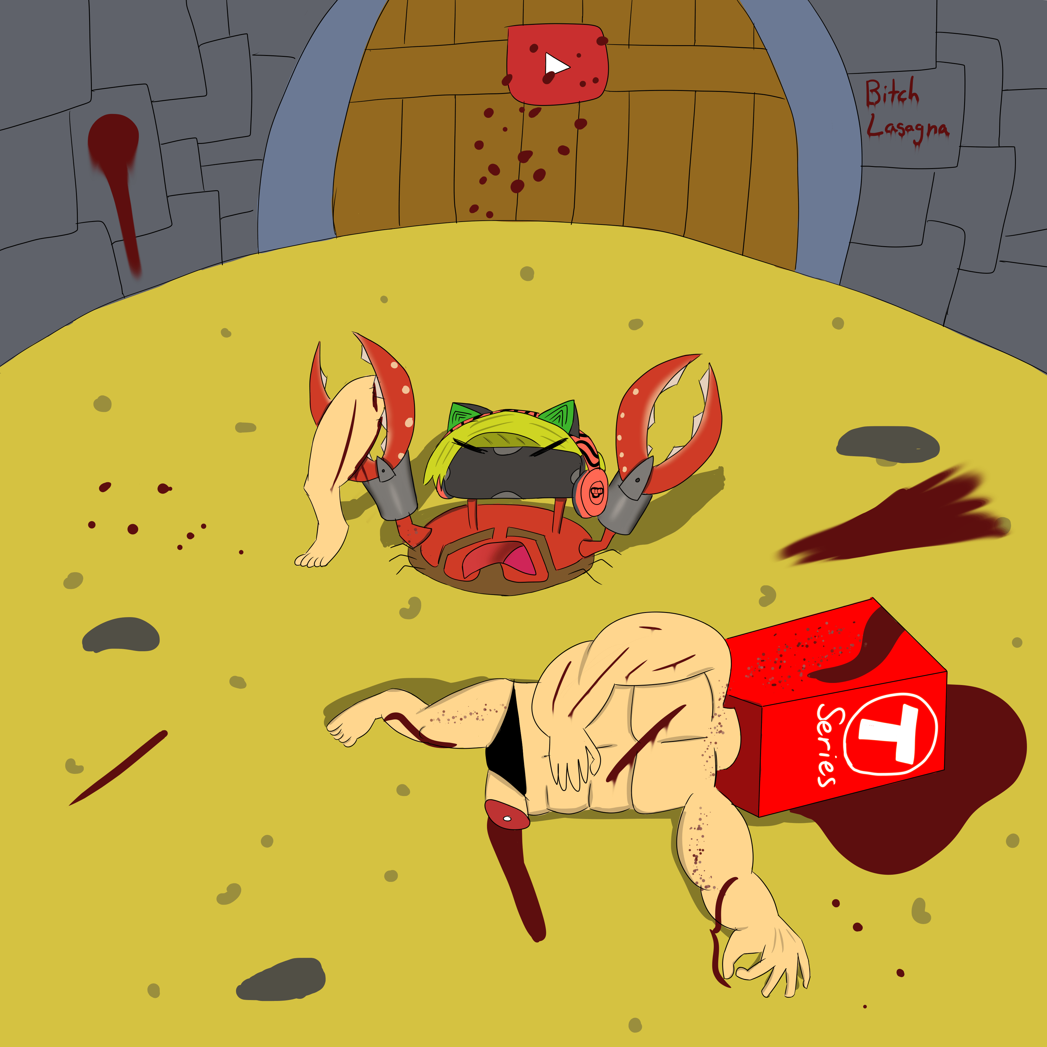 I drew the CRAB KING! r/PewdiepieSubmissions