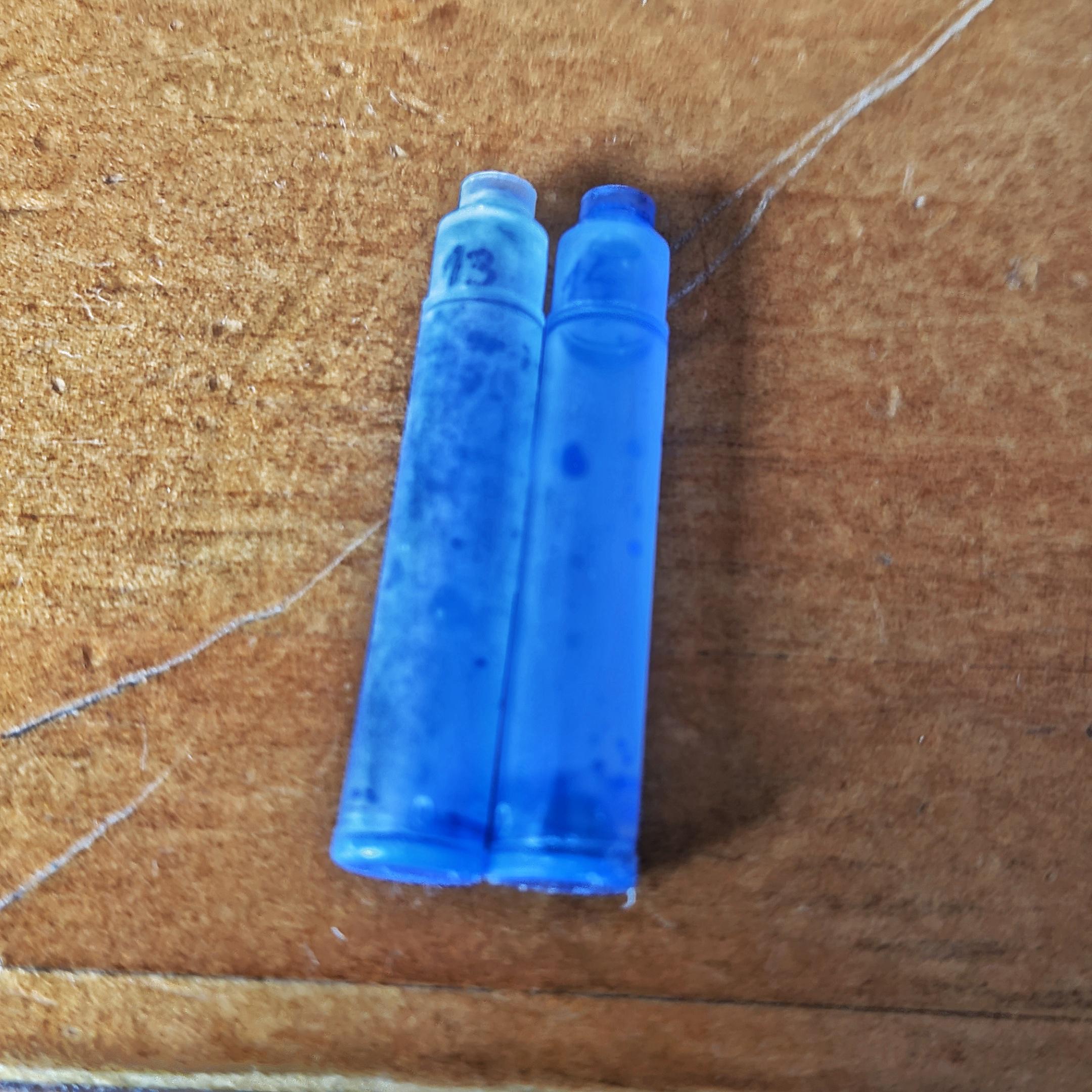 Apparently, WHSmith ink cartridges come numbered so you know how many