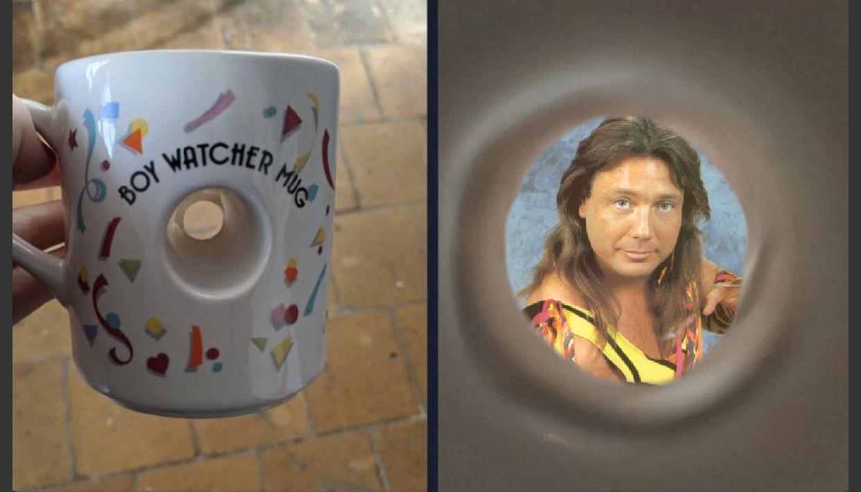 The Boy Watching Mug, the perfect gift this Christmas. Which boy would