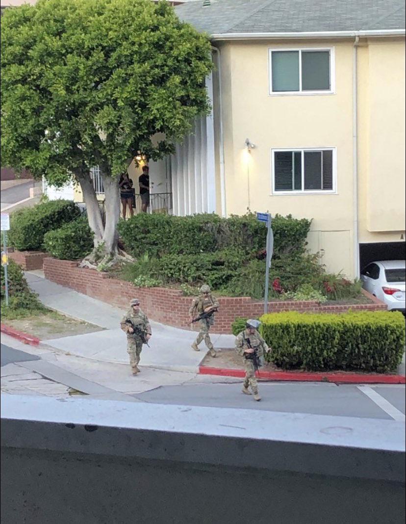 national guard in westwood— stay safe r/ucla
