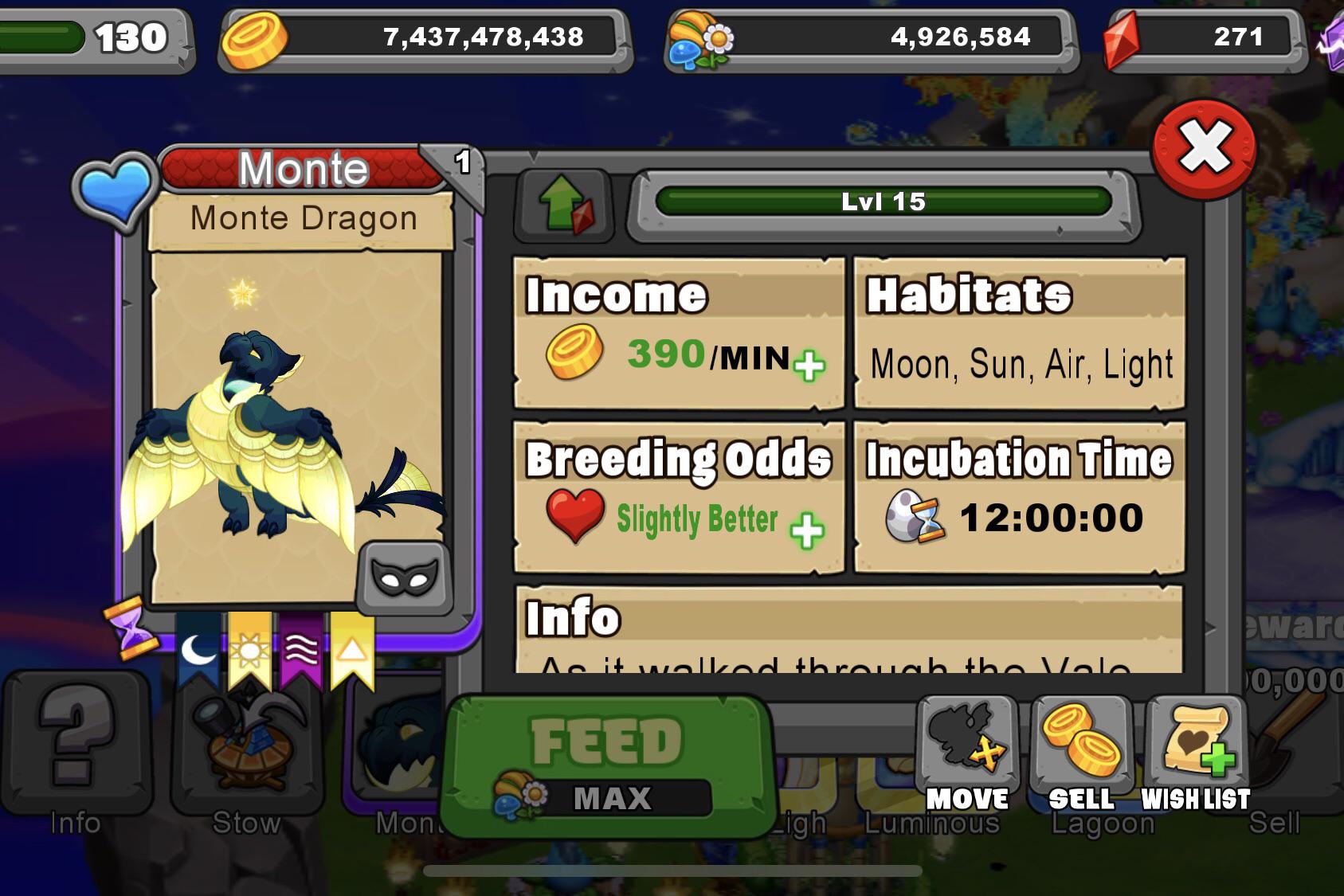 Glad I keep pedestals. Had enough flowers to get it on day 1 r/dragonvale