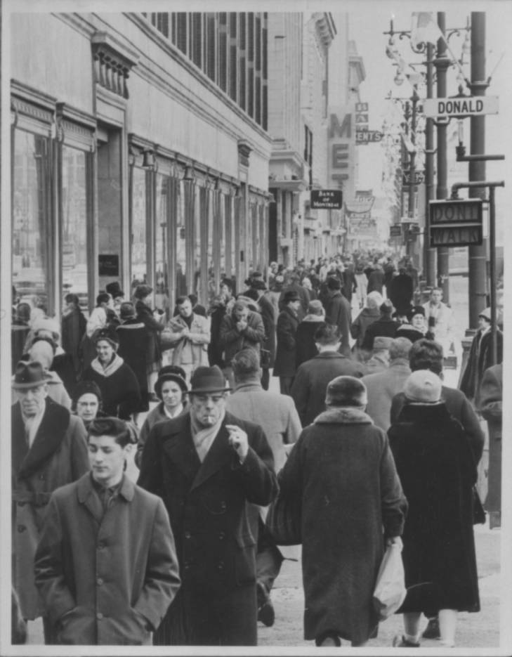 Donald Street in 1965. Source Western Canadian Pictorial Index r