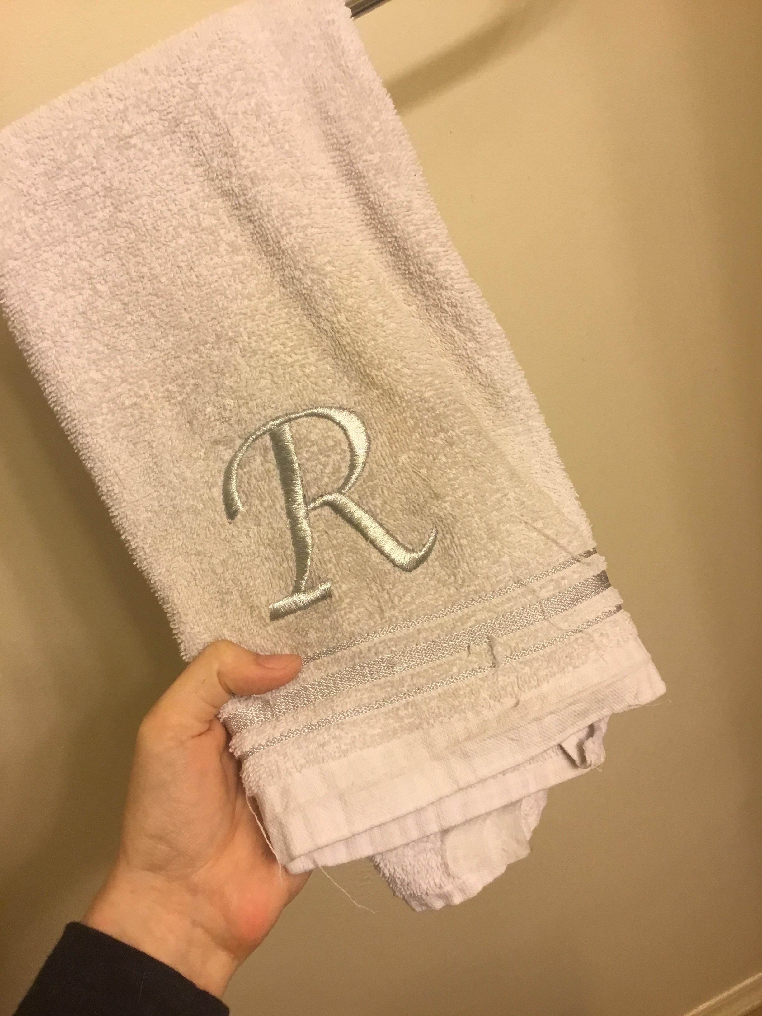 Hand towels covered in grease and dirt and no matter how many times I