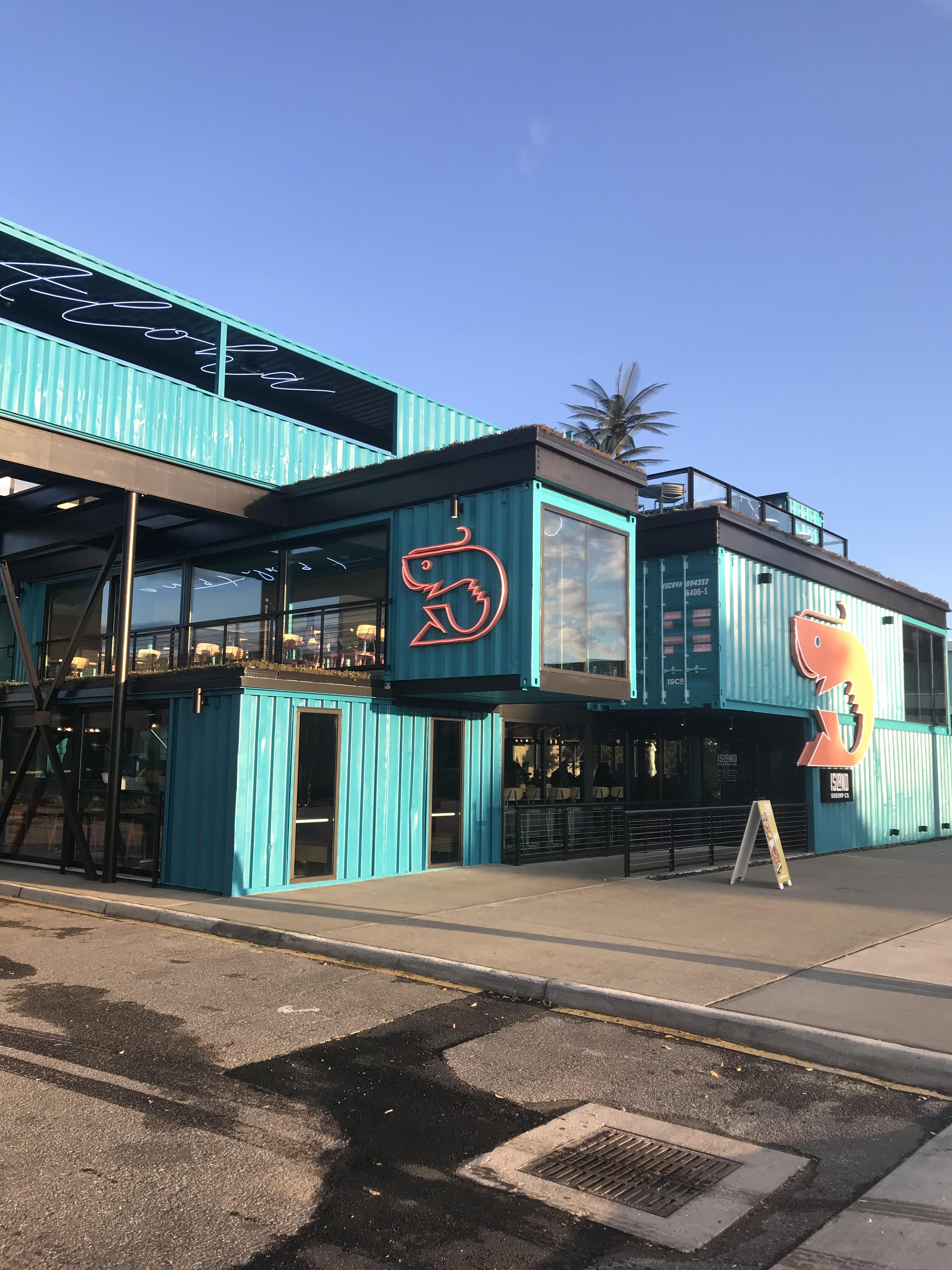 Local restaurant made of stacked shipping containers r/mildlyinteresting