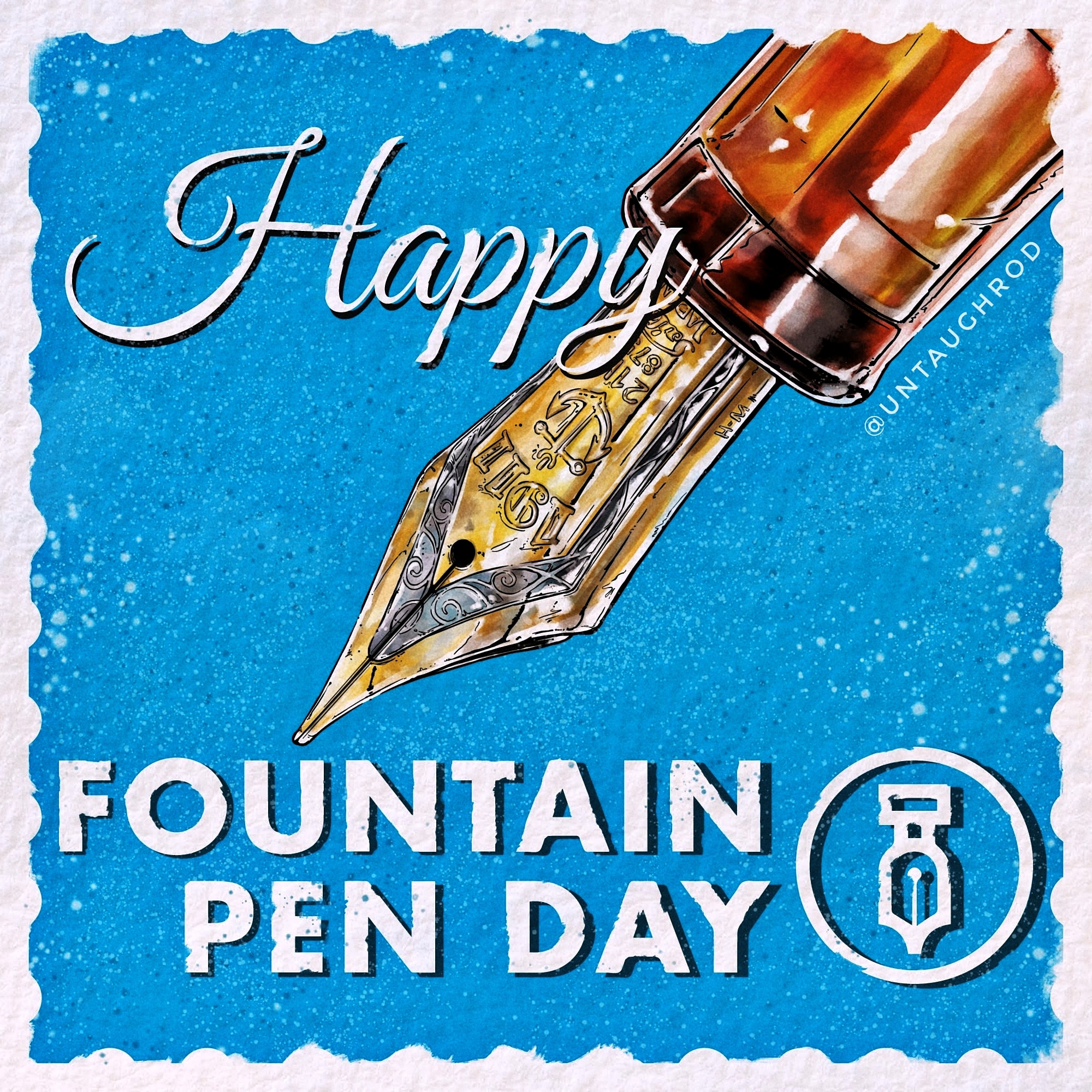 Passing by to wish you all a Happy Fountain Pen Day, folks! (OC