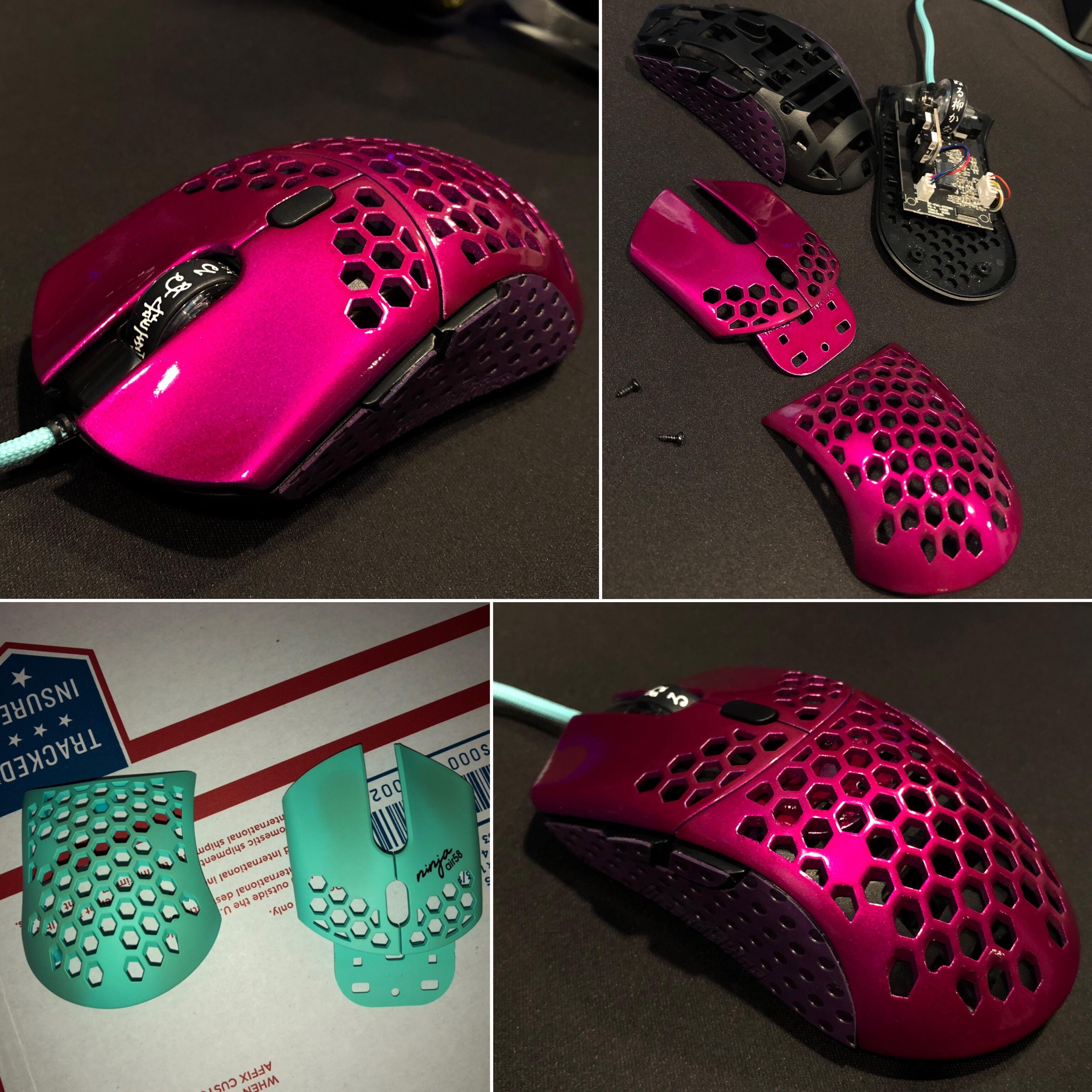 so i think i did a good paint job on my finalmouse air58, tell me what