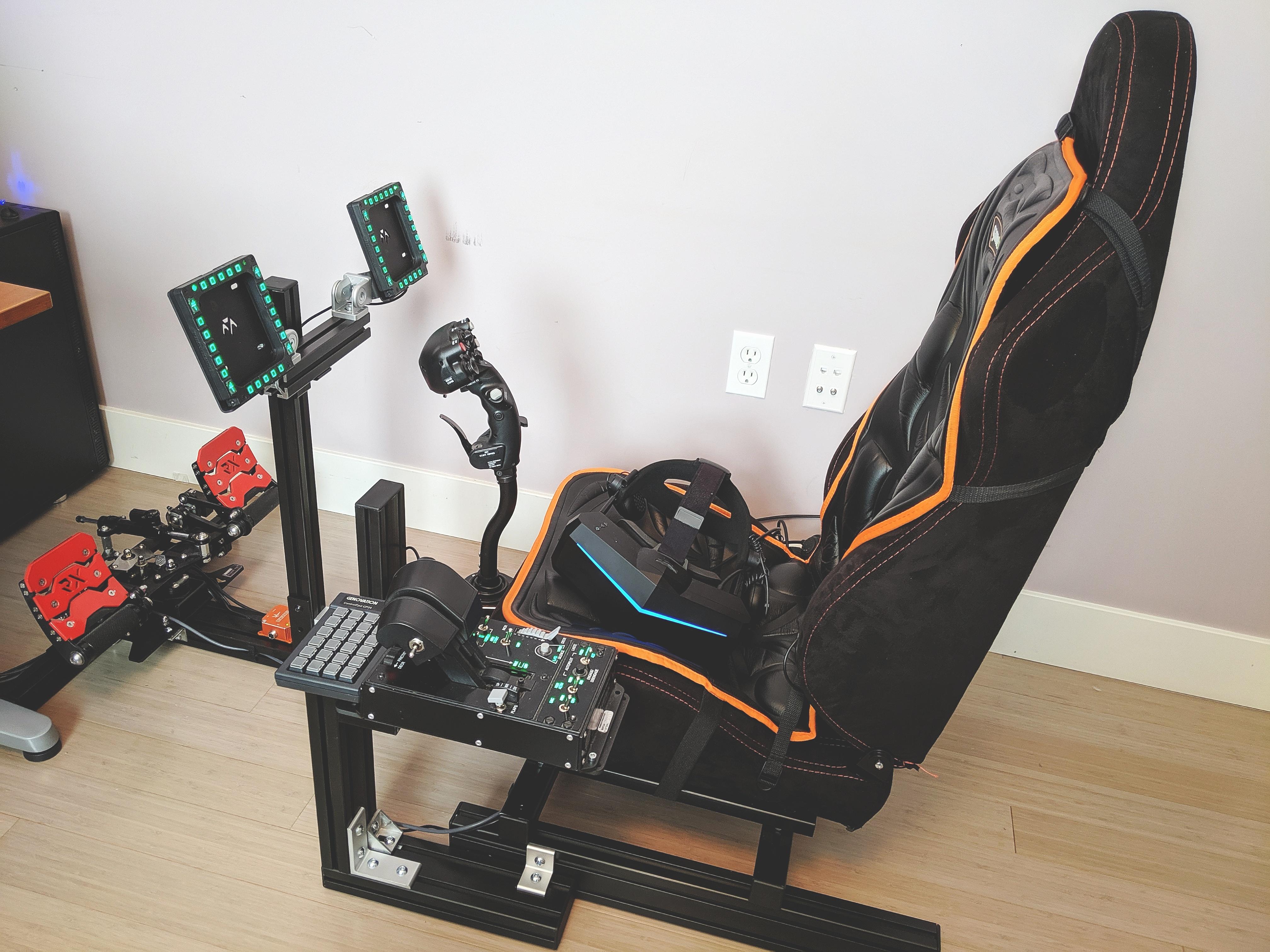 My TSlot VR Cockpit! r/homecockpits