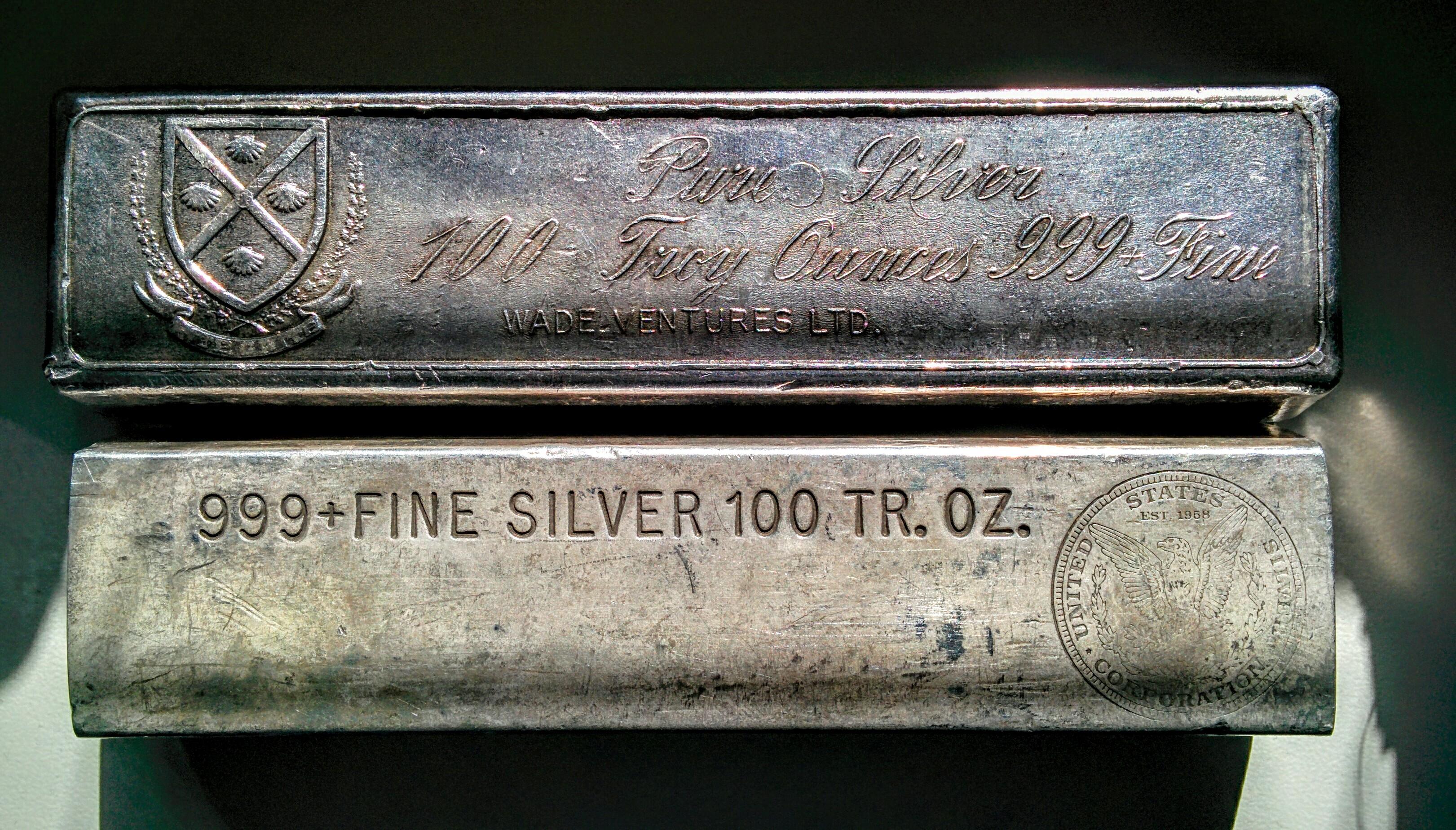 Old vintage 100oz silver bars. Anyone know if these are worth keep for