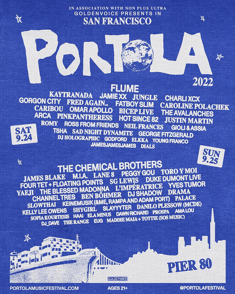 Portola Festival SF 2022 Lineup festivals