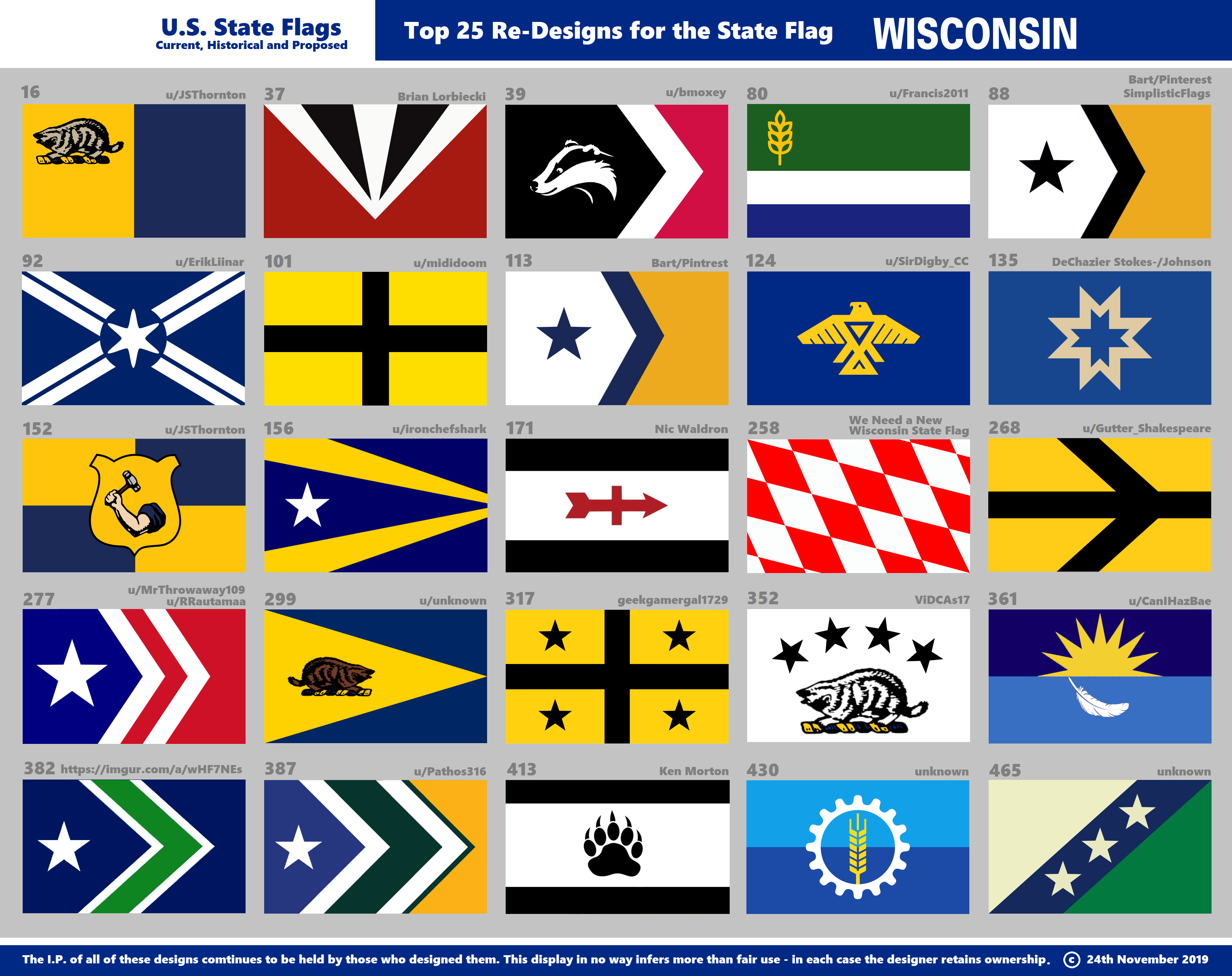 Wisconsin State Flag Redesign Contest. (Currently on going) r/wisconsin