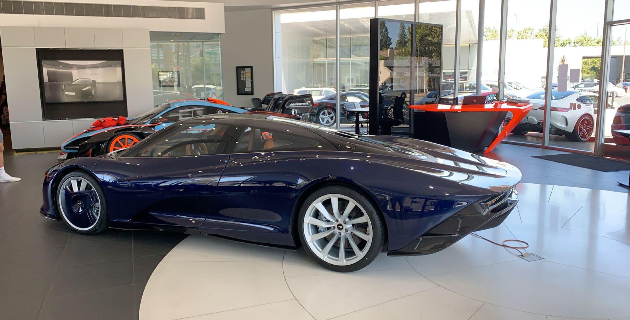 1st Mclaren Speedtail in North America at Mclaren San Francisco. Senna