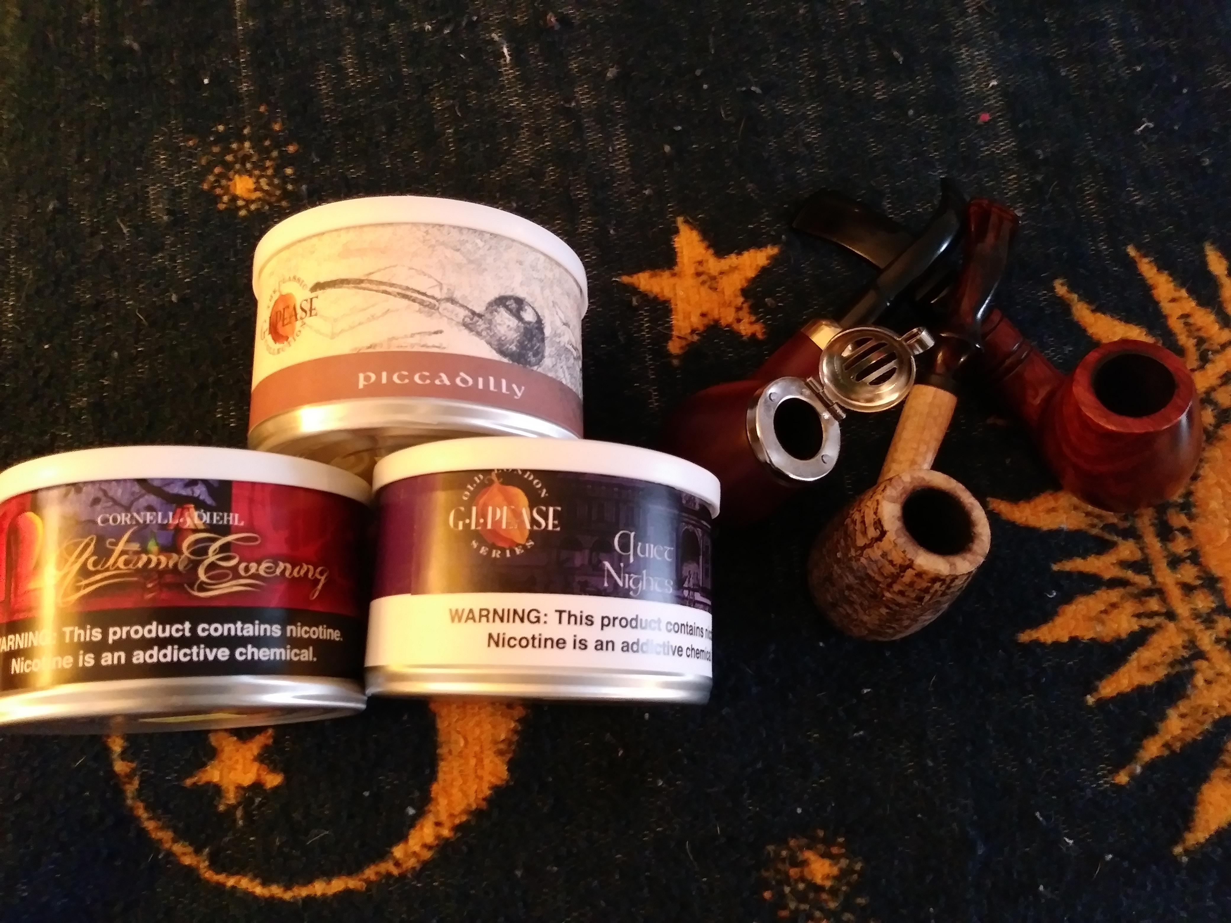 First Tobacco Mail Call! Next to my three pipes. r/PipeTobacco