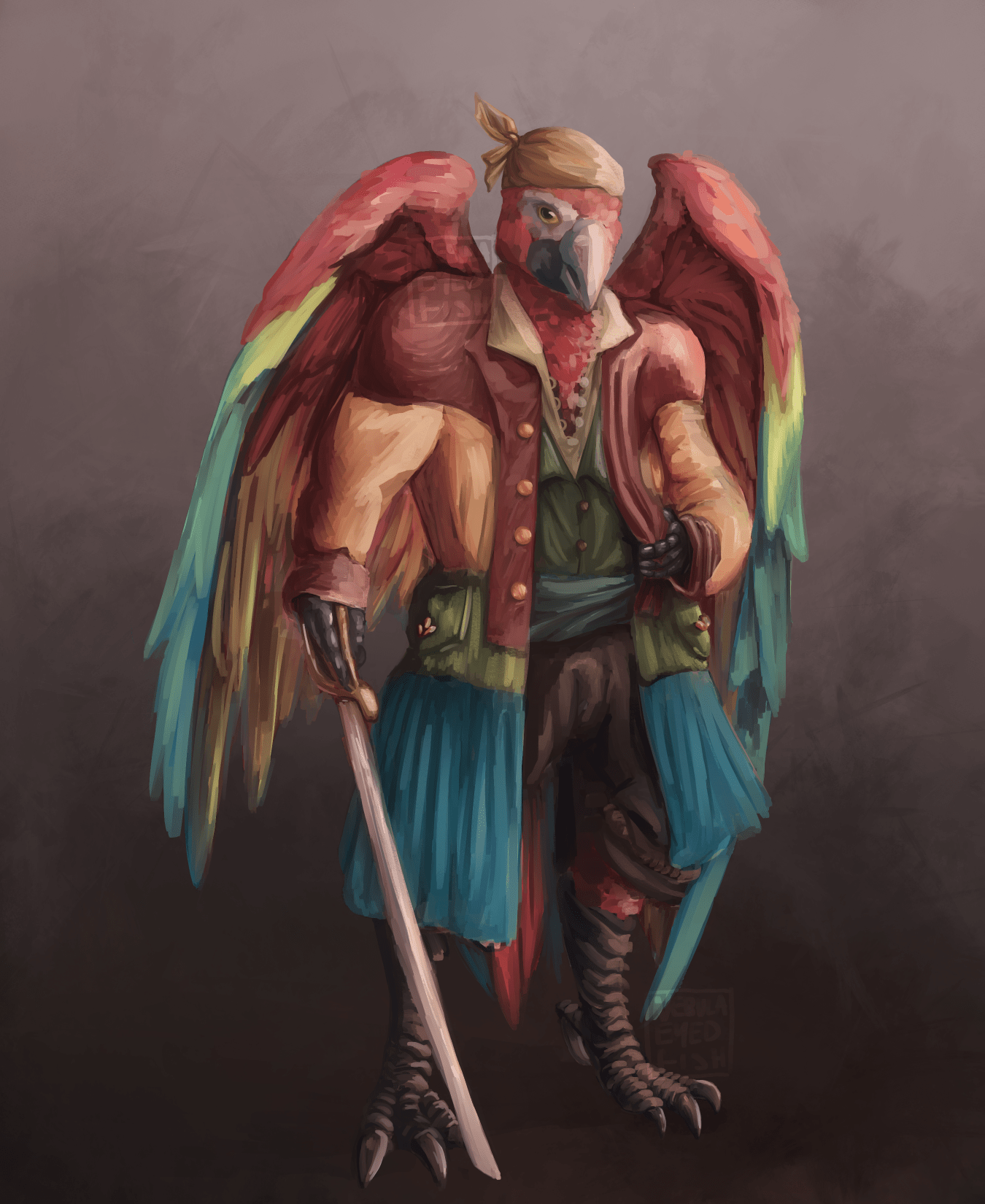 [OC] 'Apollo Reddwin, First Mate] r/DnD