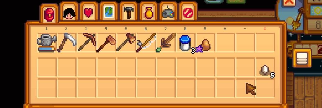 Got an iridium quality Large Brown Egg! StardewValley